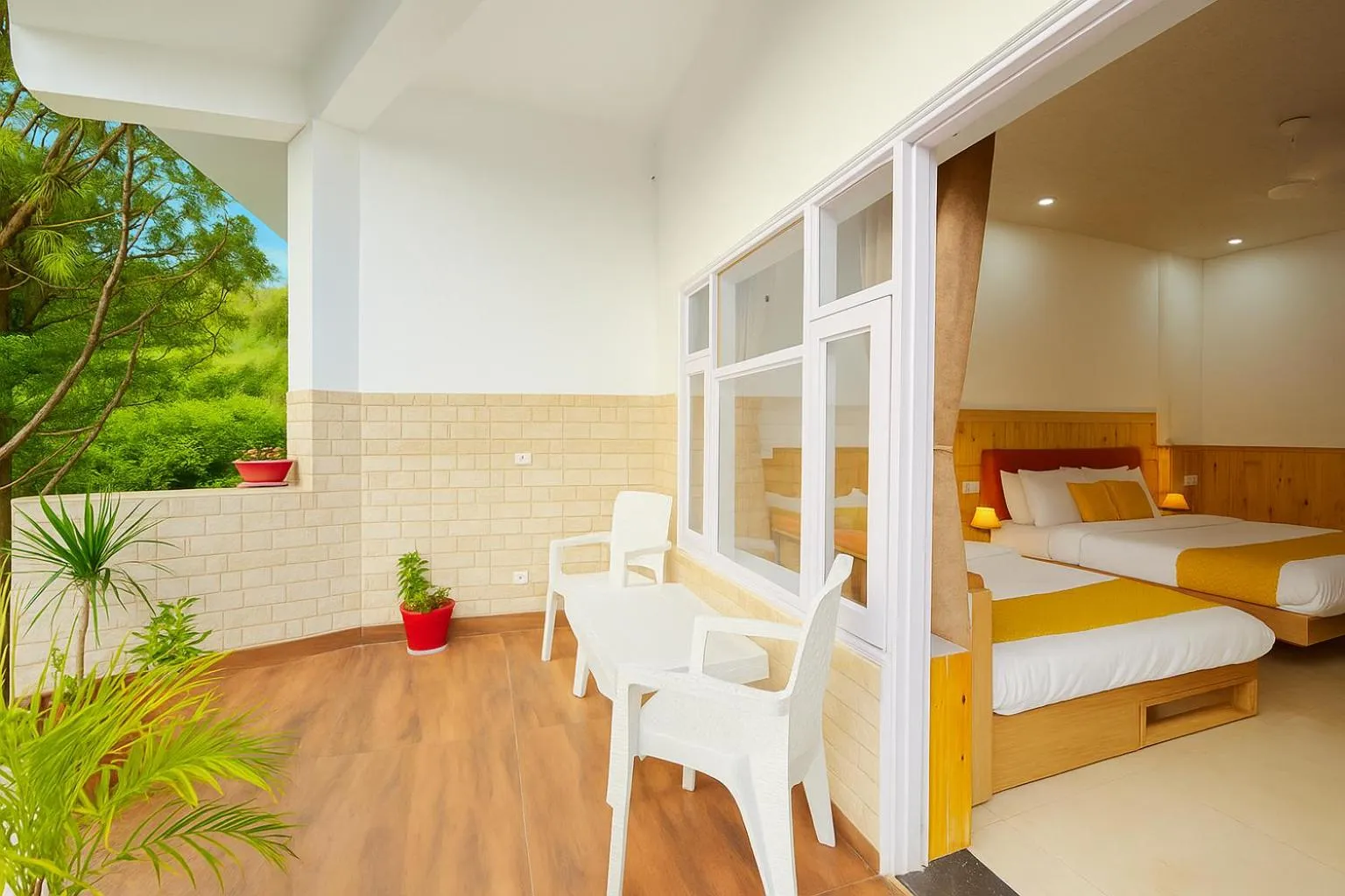 Bed in Hotel Shiva Lake - Near Mussoorie Lake