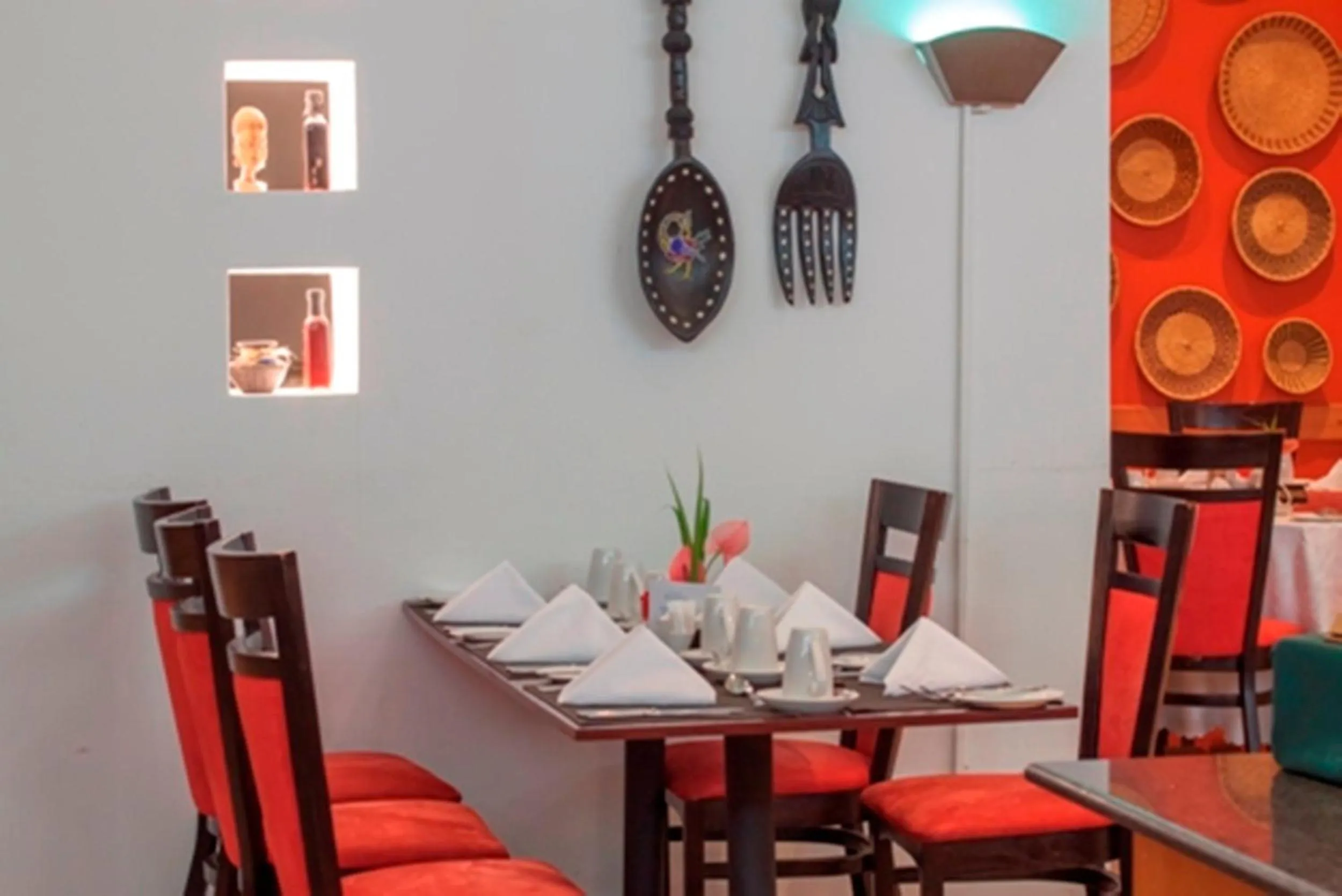 Dining area in Fiesta Royale Hotel