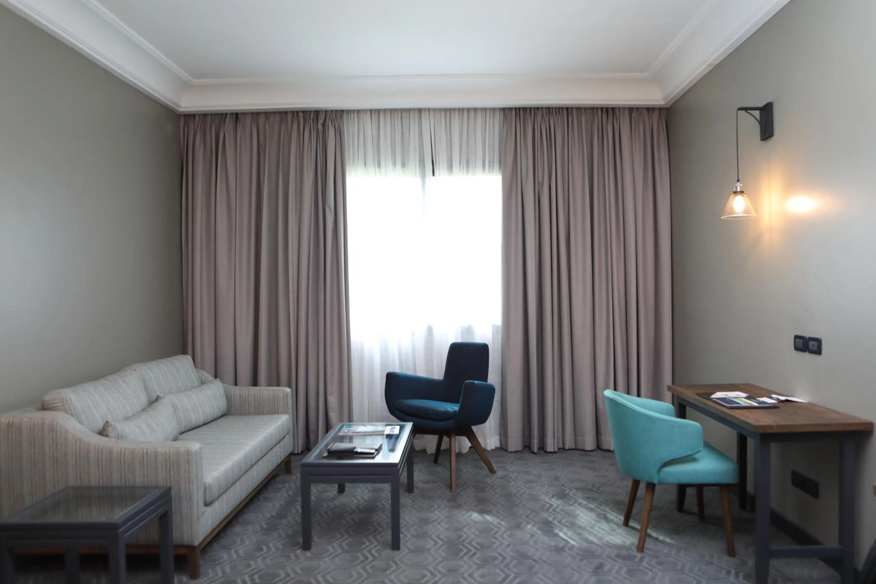 Seating area in Fiesta Royale Hotel