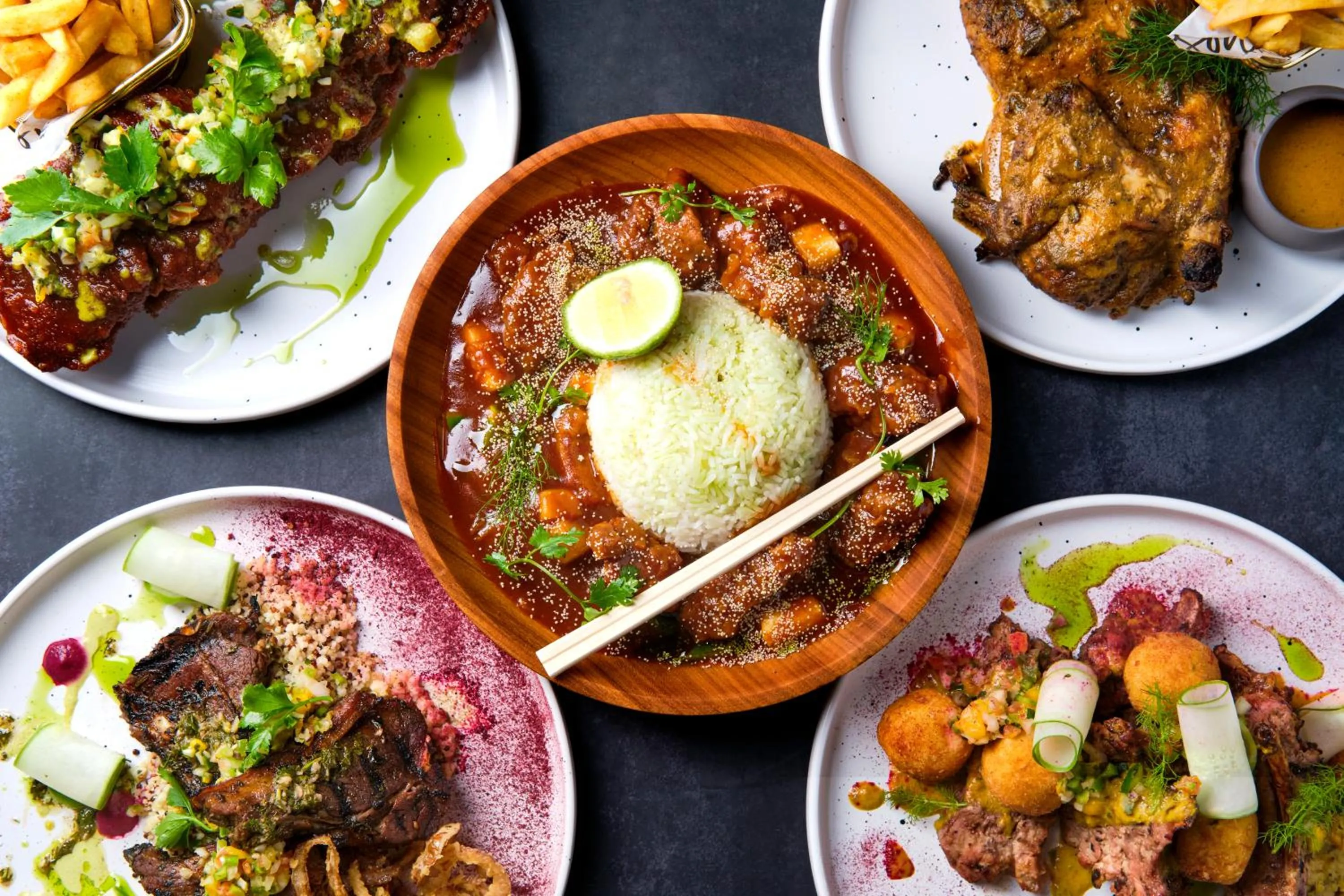 Restaurant/places to eat in Fiesta Royale Hotel