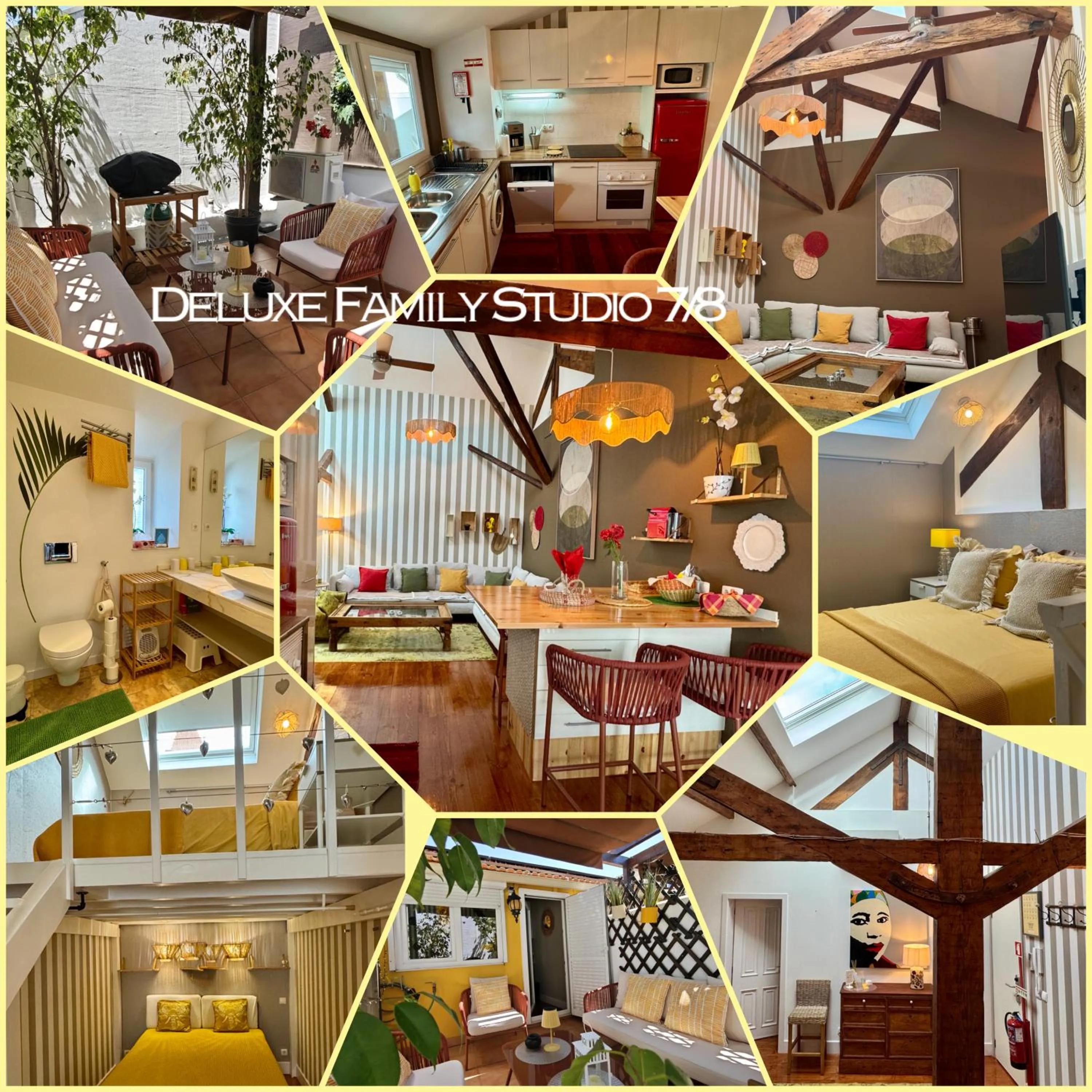 Photo of the whole room in Studios with Mezzanine Rua da Moeda