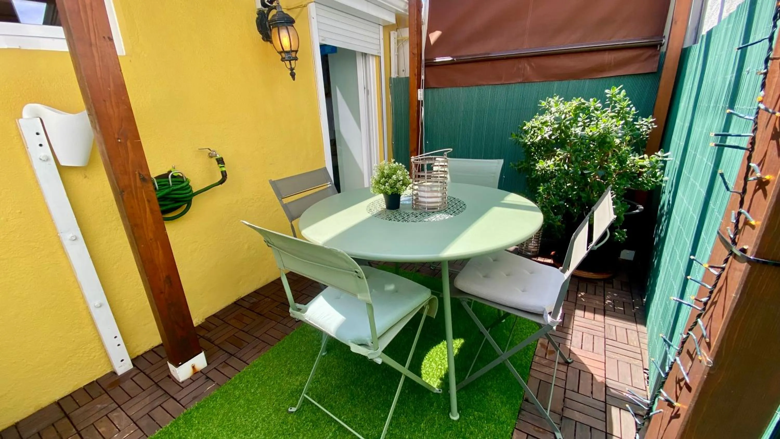 BBQ facilities in Studios with Mezzanine Rua da Moeda