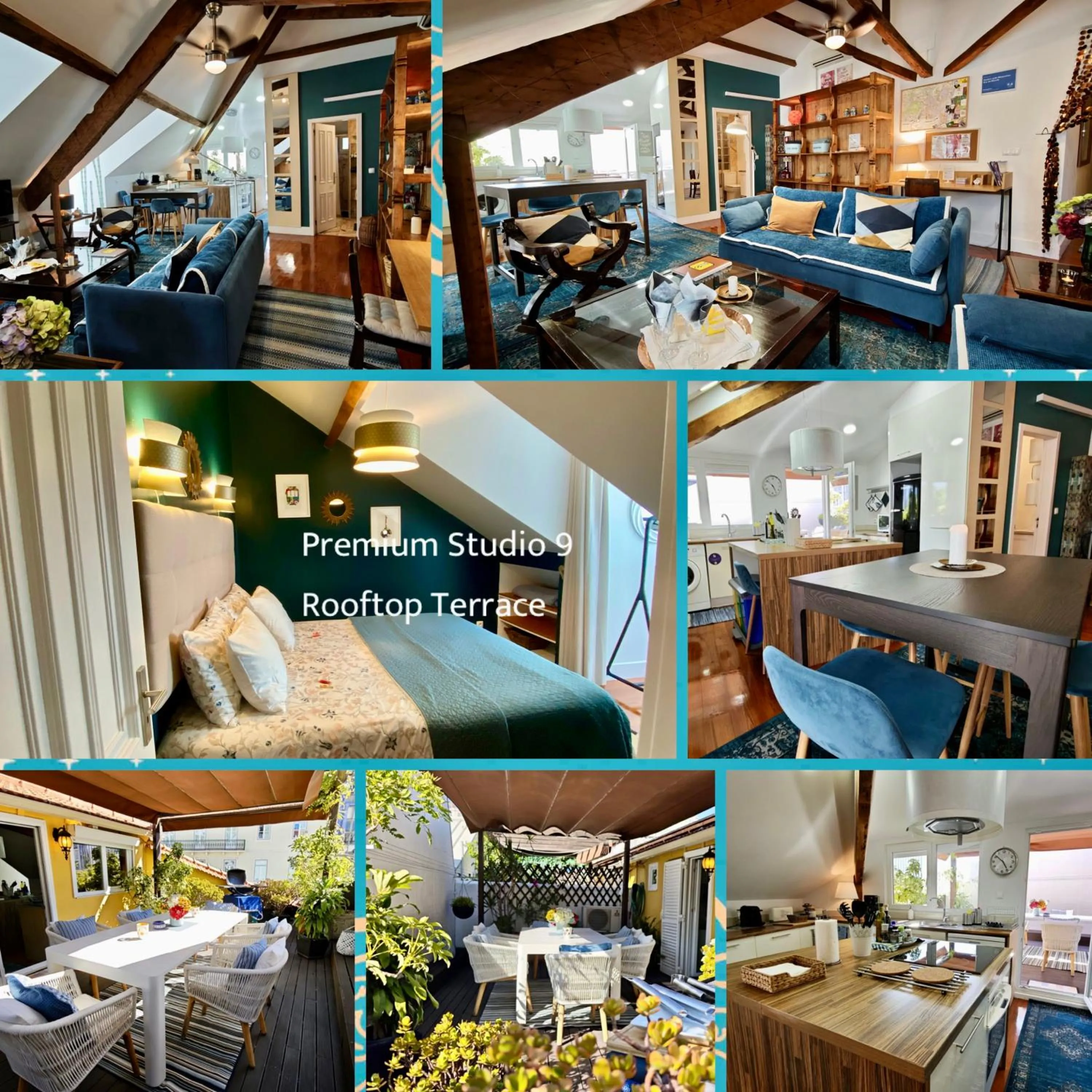 Balcony/Terrace in Studios with Mezzanine Rua da Moeda