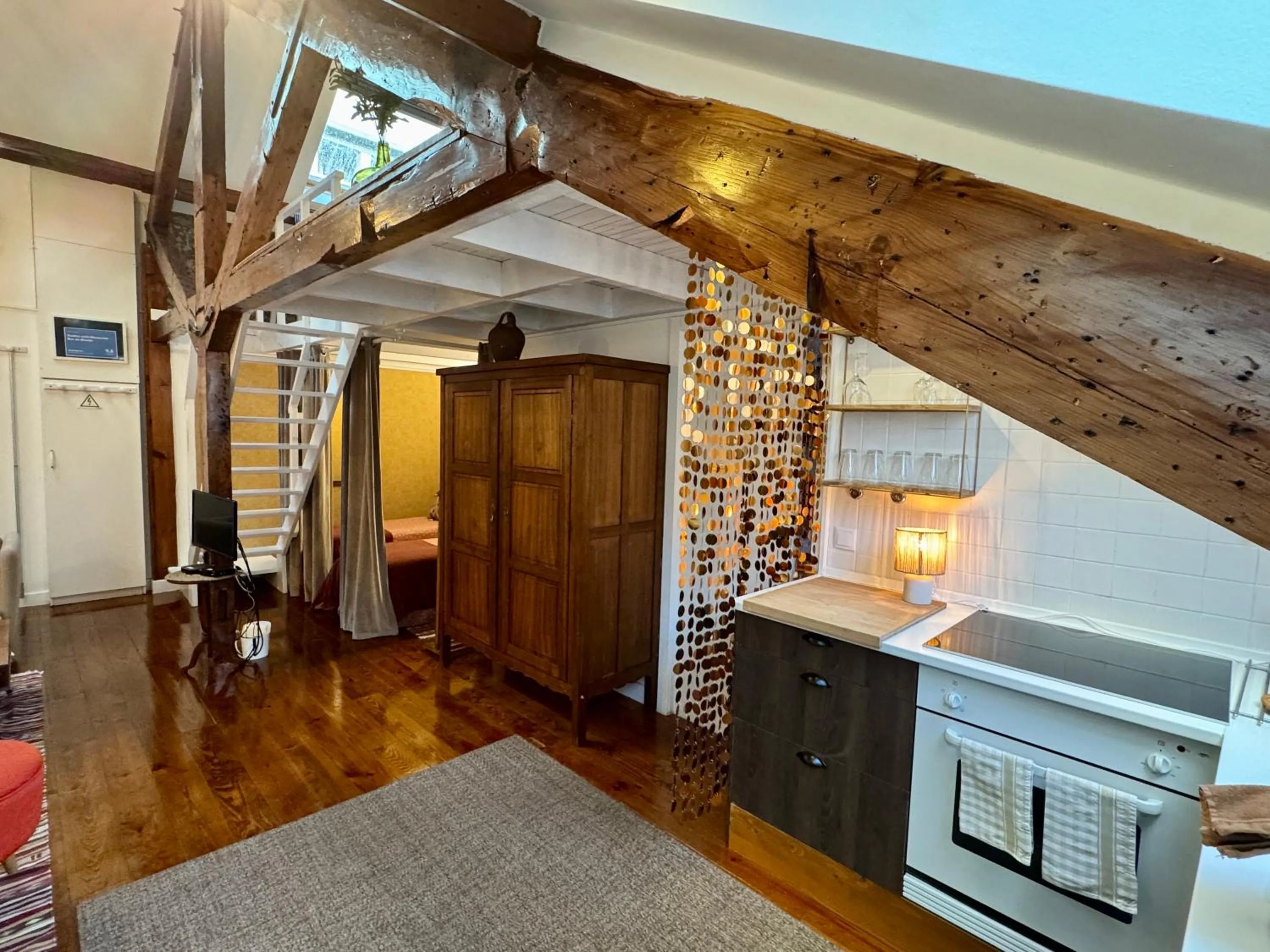 Bed in Studios with Mezzanine Rua da Moeda