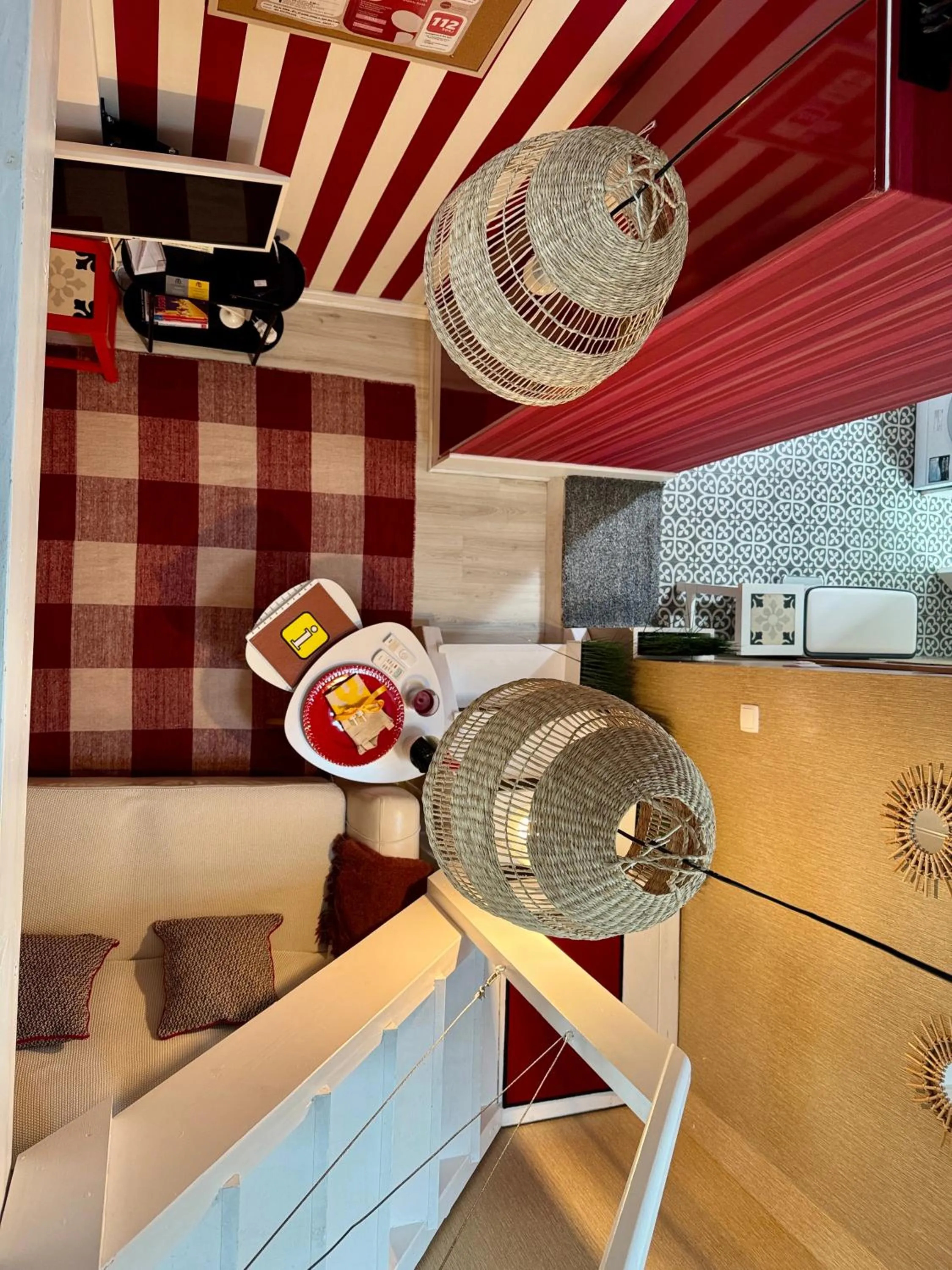 Living room in Studios with Mezzanine Rua da Moeda