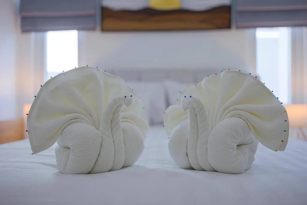 Bed in Private Modern 3 Bedroom Pool Villa! AV1