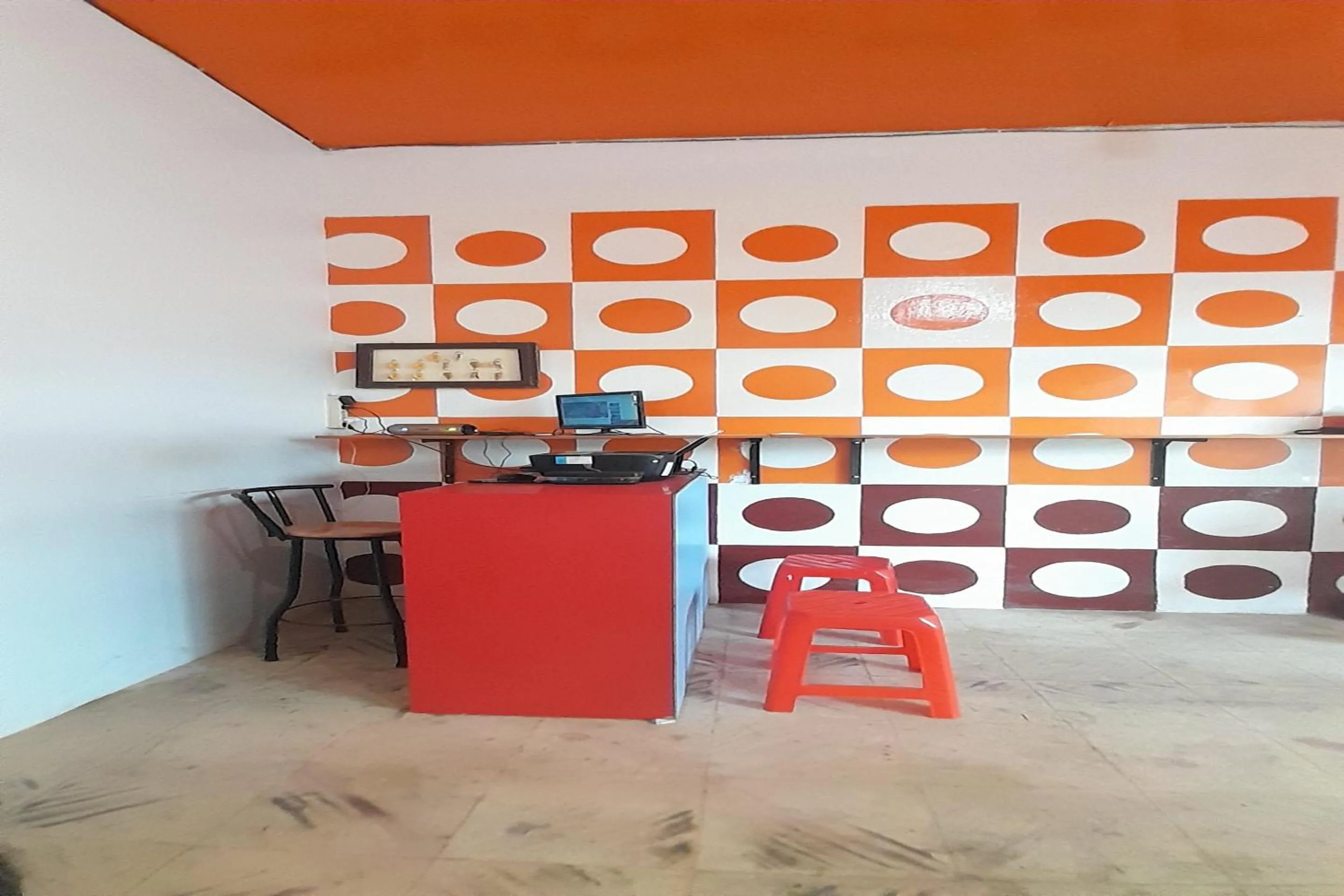 Lobby or reception in Hotel O Kamboja Homestay Syariah