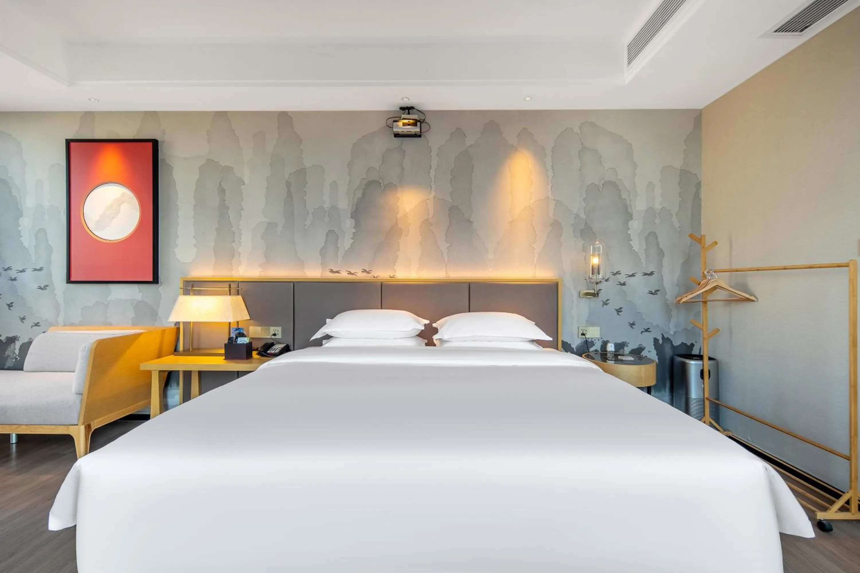 Bed in Echeng Hotel Huawei Base Store in Shenzhen