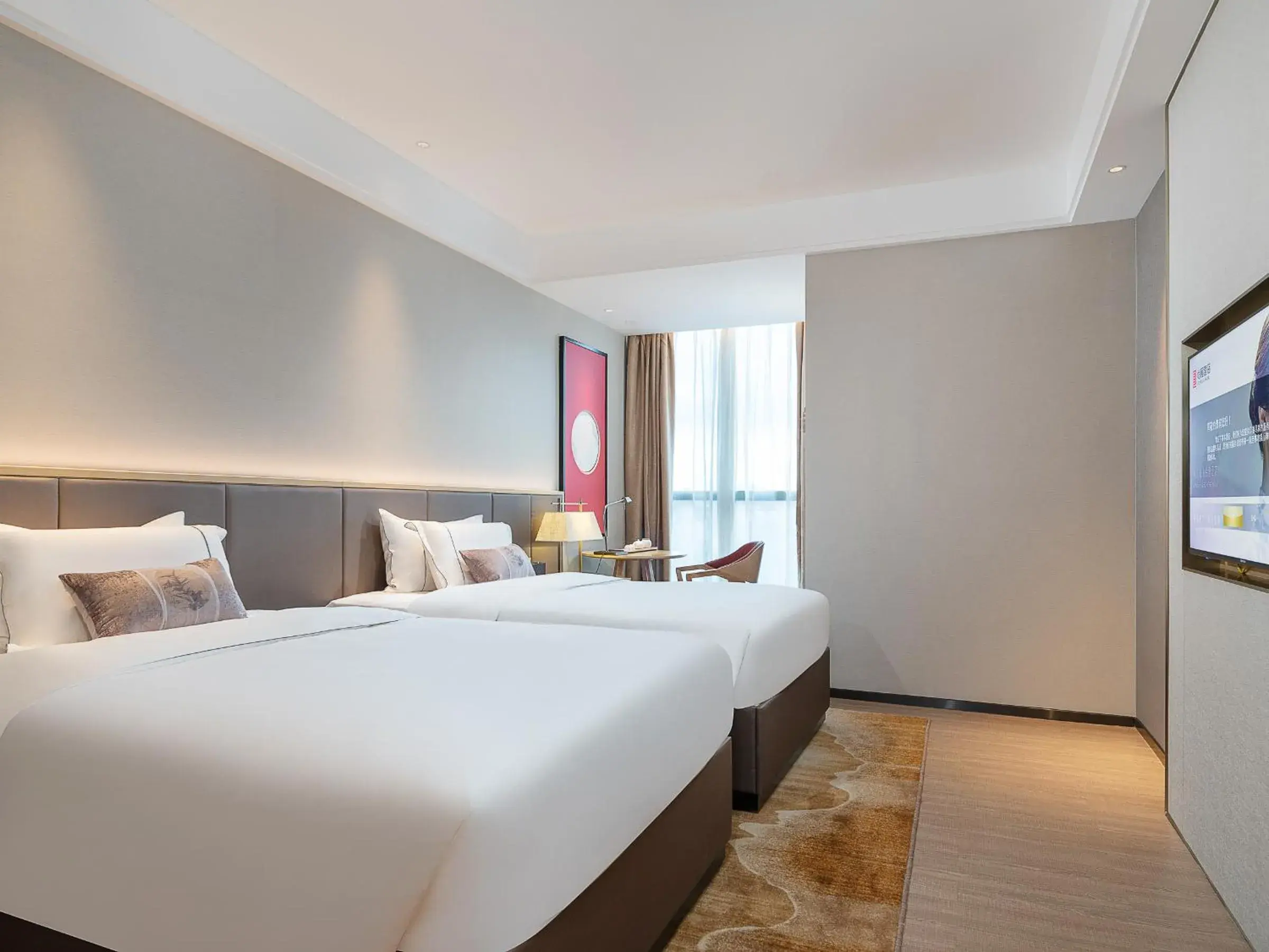 Superior Twin Room in Echeng Hotel Huawei Base Store in Shenzhen Superior Twin Room in Echeng Hotel Huawei Base Store in Shenzhen