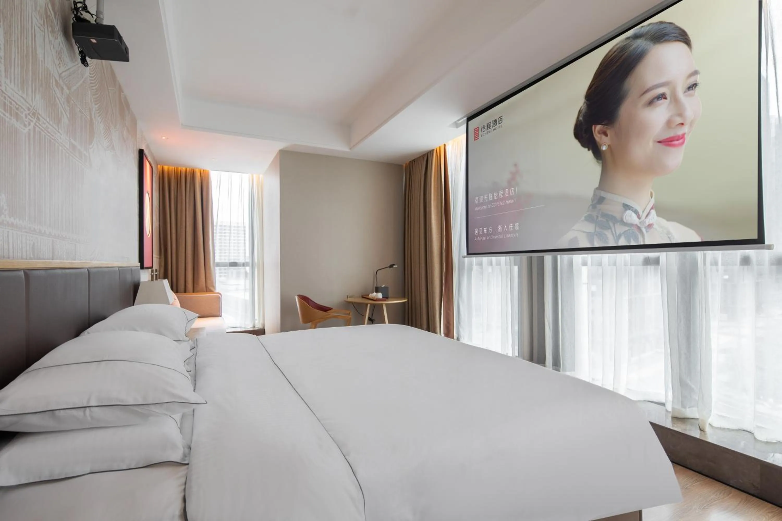 Bed in Echeng Hotel - Huawei Base Store in Shenzhen