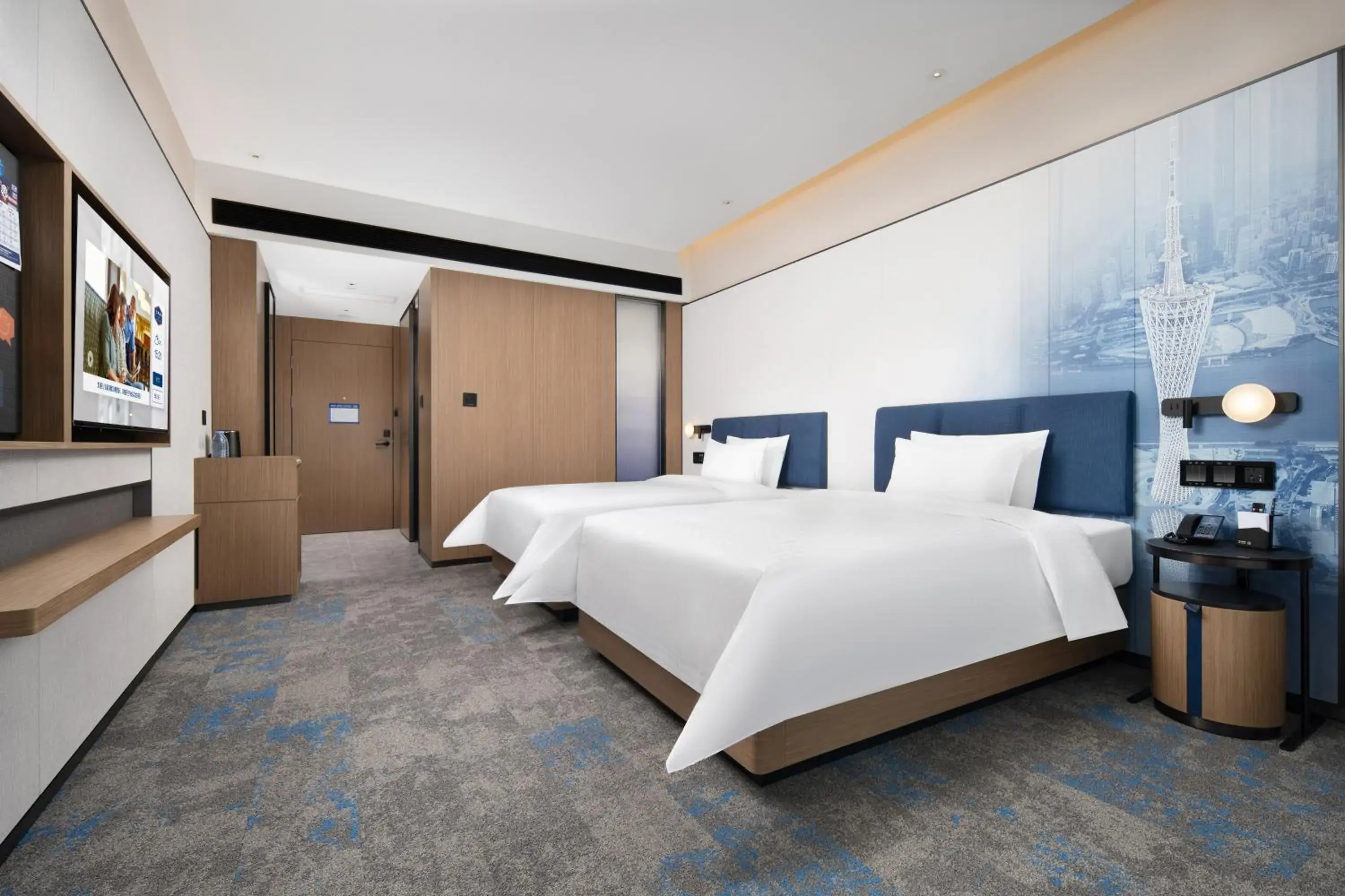 Superior Twin Room in Hampton by Hilton Guangzhou Renhe Baiyun Airport-Free Shuttle Bus During The Canton Fair Superior Twin Room in Hampton by Hilton Guangzhou Renhe Baiyun Airport-Free Shuttle Bus During The Canton Fair