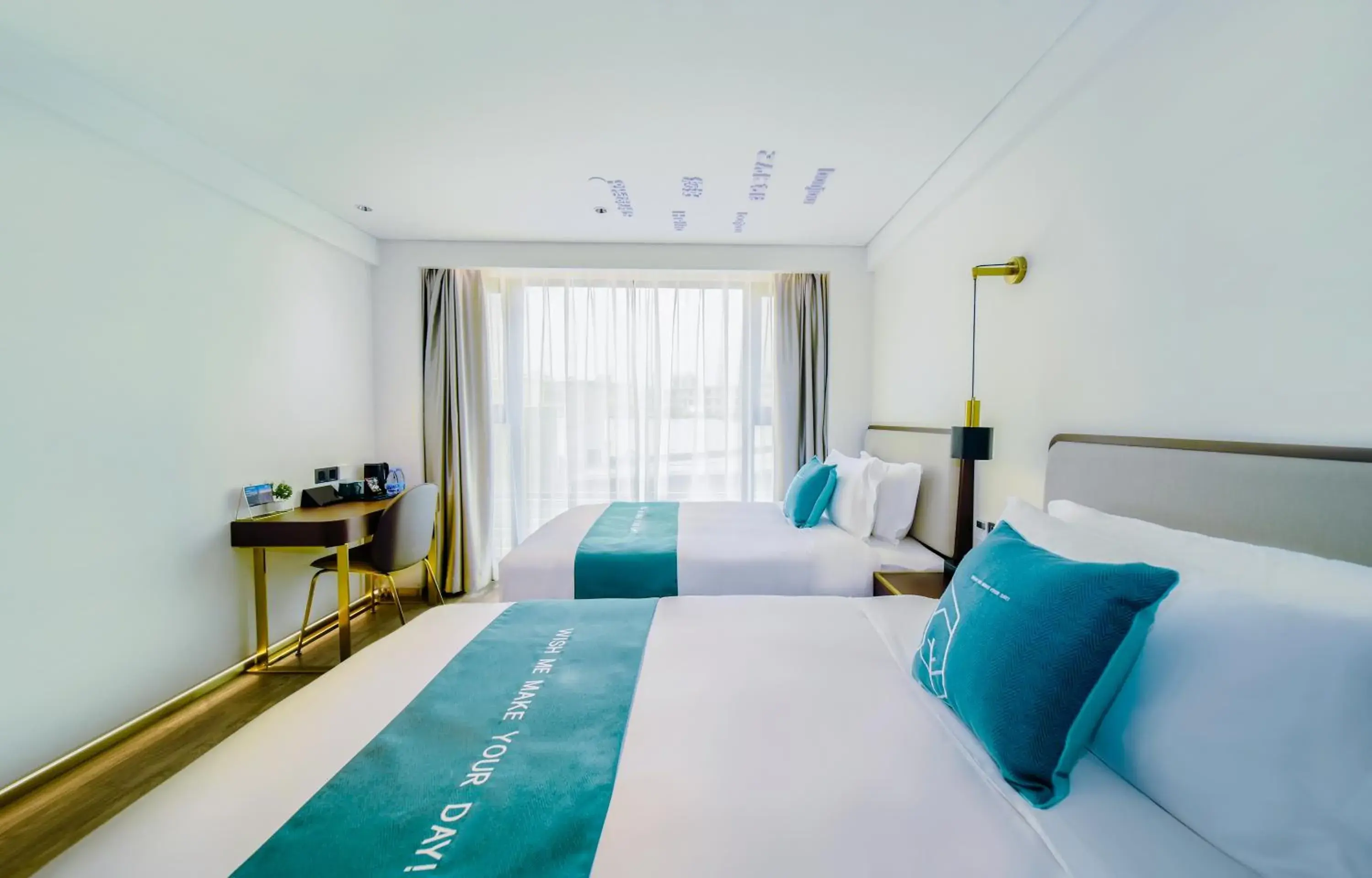 Deluxe Double or Twin Room in Pengke Boutique Hotel - Sungang Sunway Station Deluxe Double or Twin Room in Pengke Boutique Hotel - Sungang Sunway Station