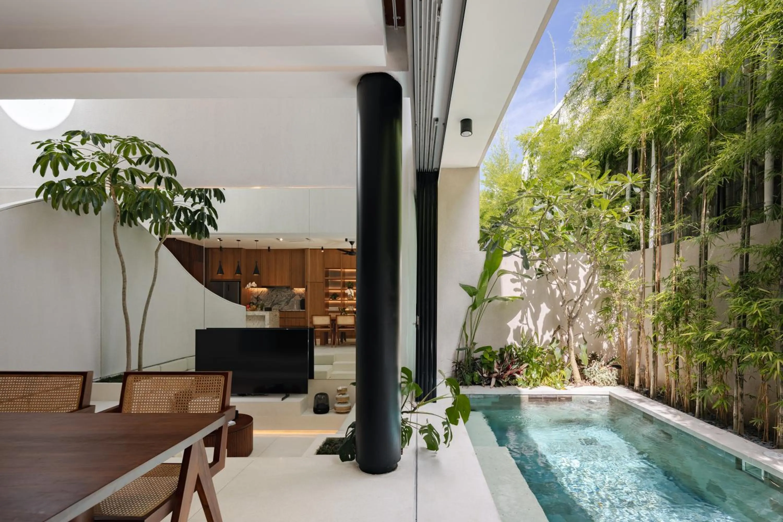 Pool view in VOX Villas Canggu