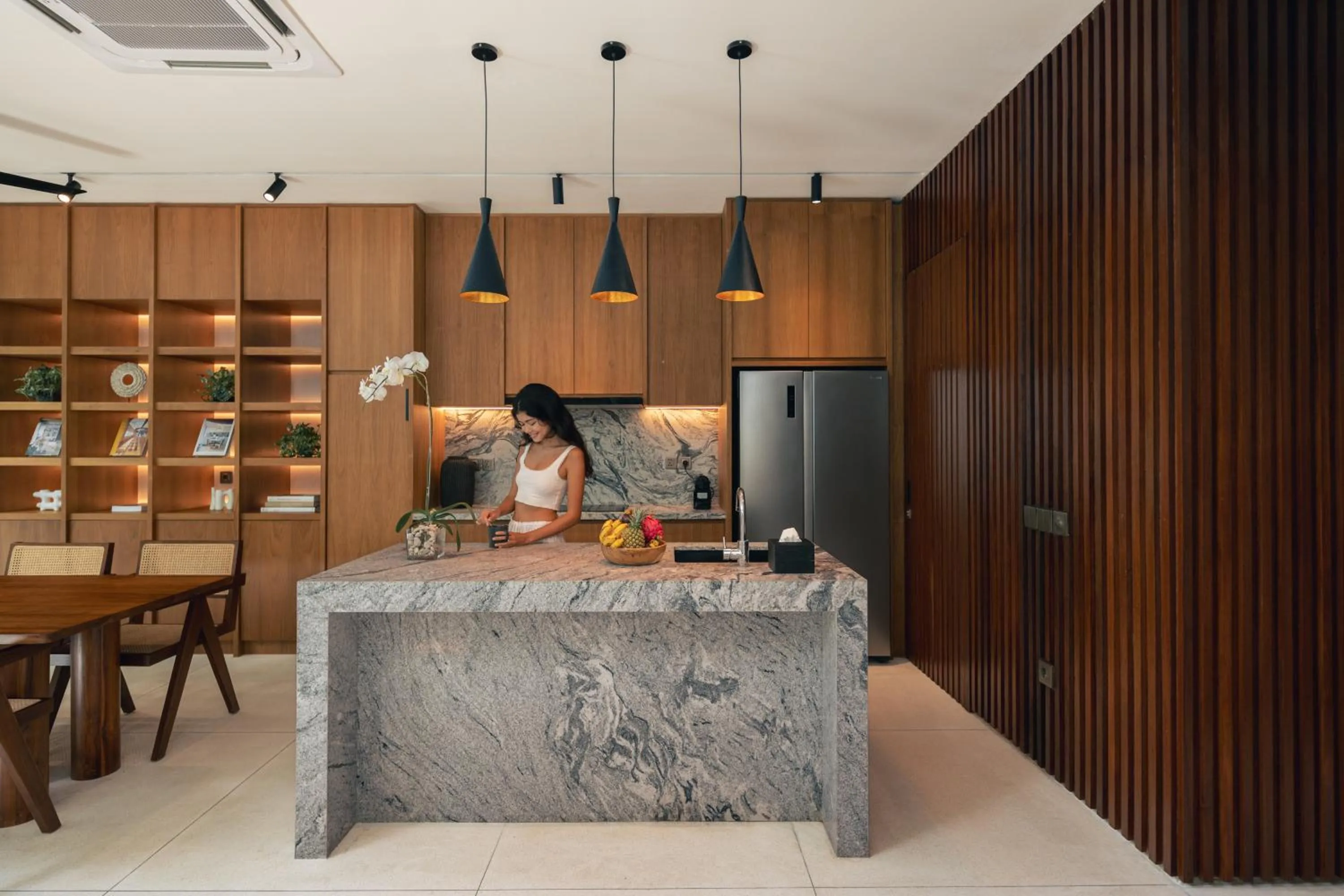kitchen in VOX Villas Canggu