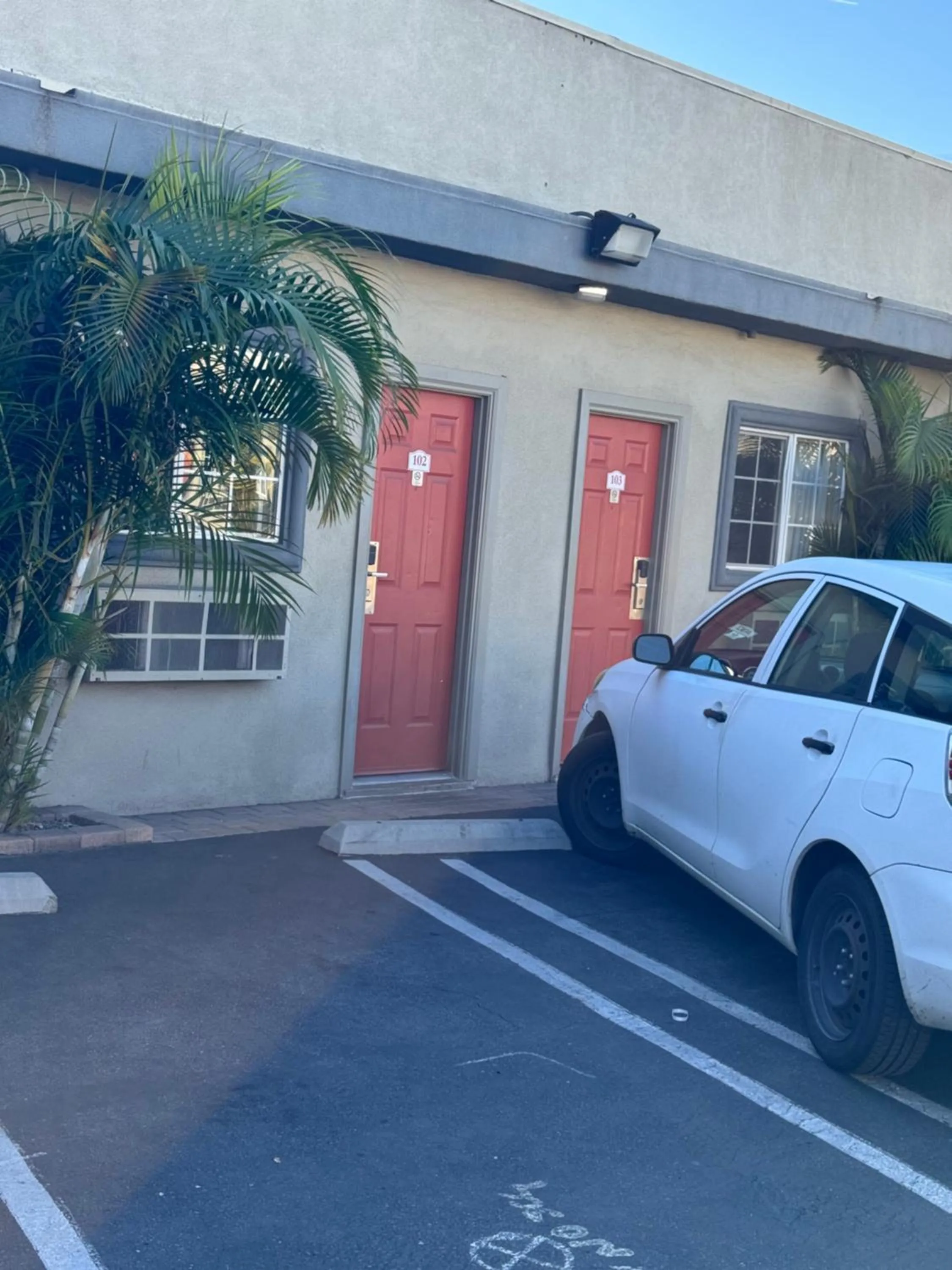 Property building in La Cienega Inn Motel