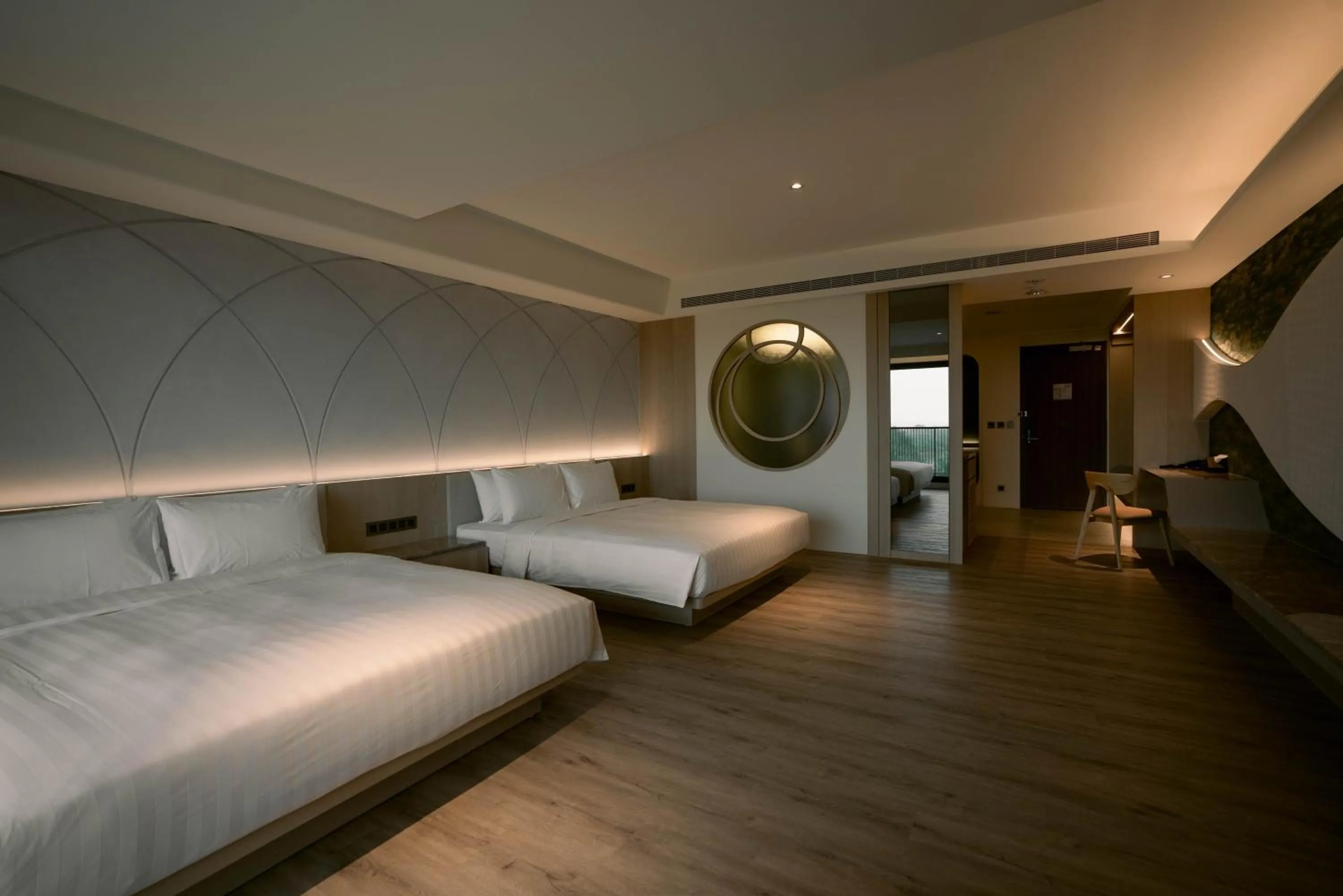 Photo of the whole room, Bed in XIUXI Anping Hotel