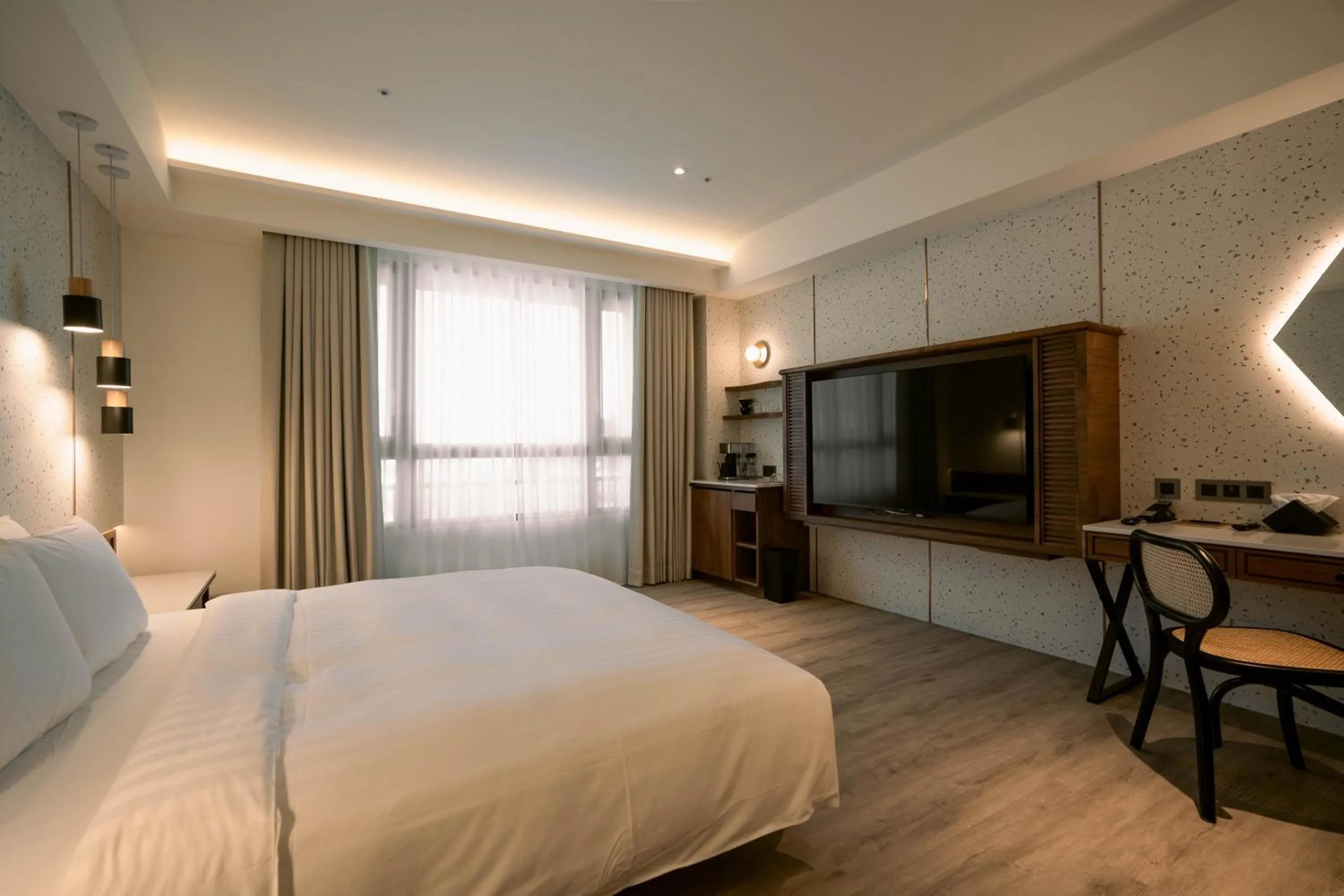 Living room, Bed in XIUXI Anping Hotel