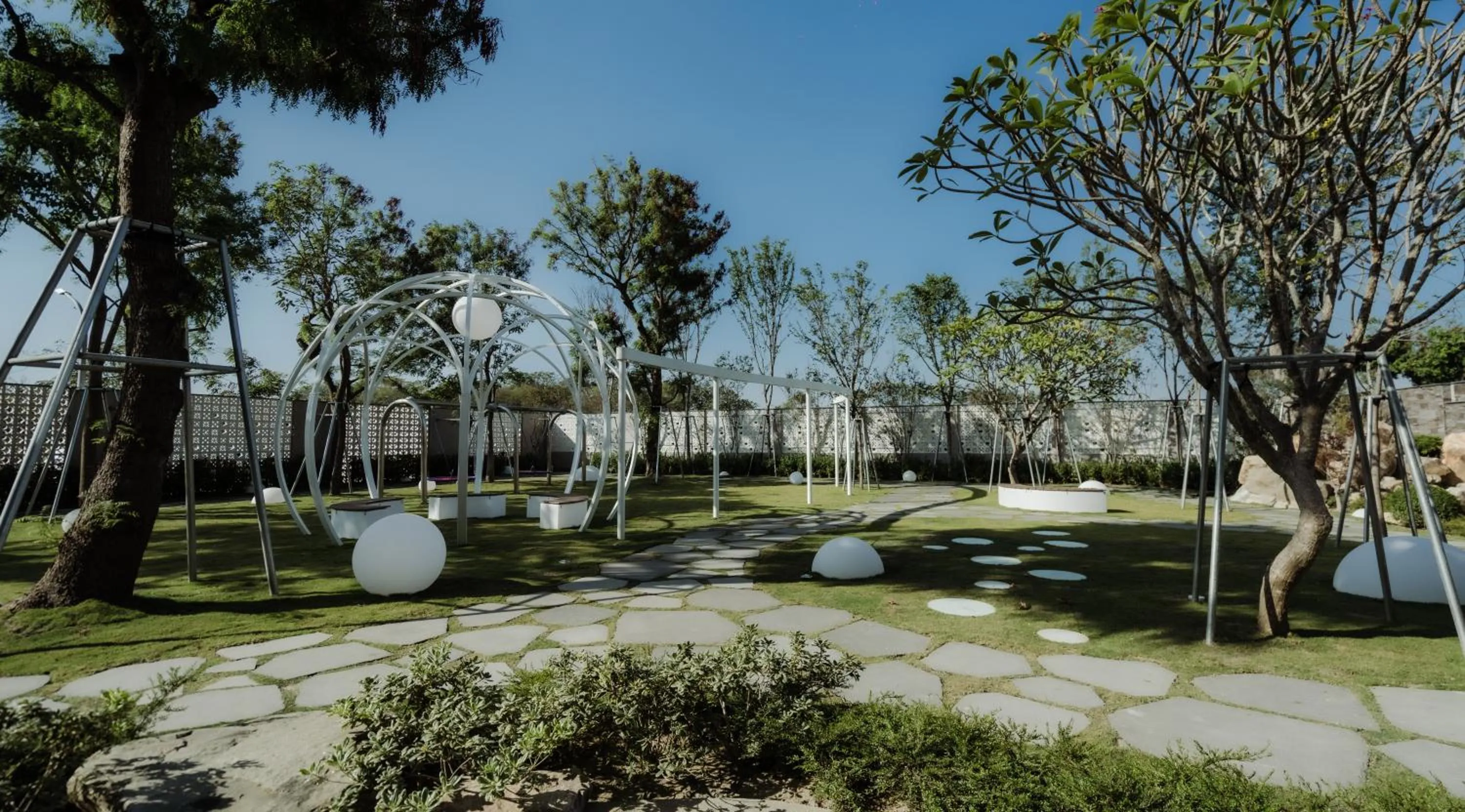 Garden view in XIUXI Anping Hotel