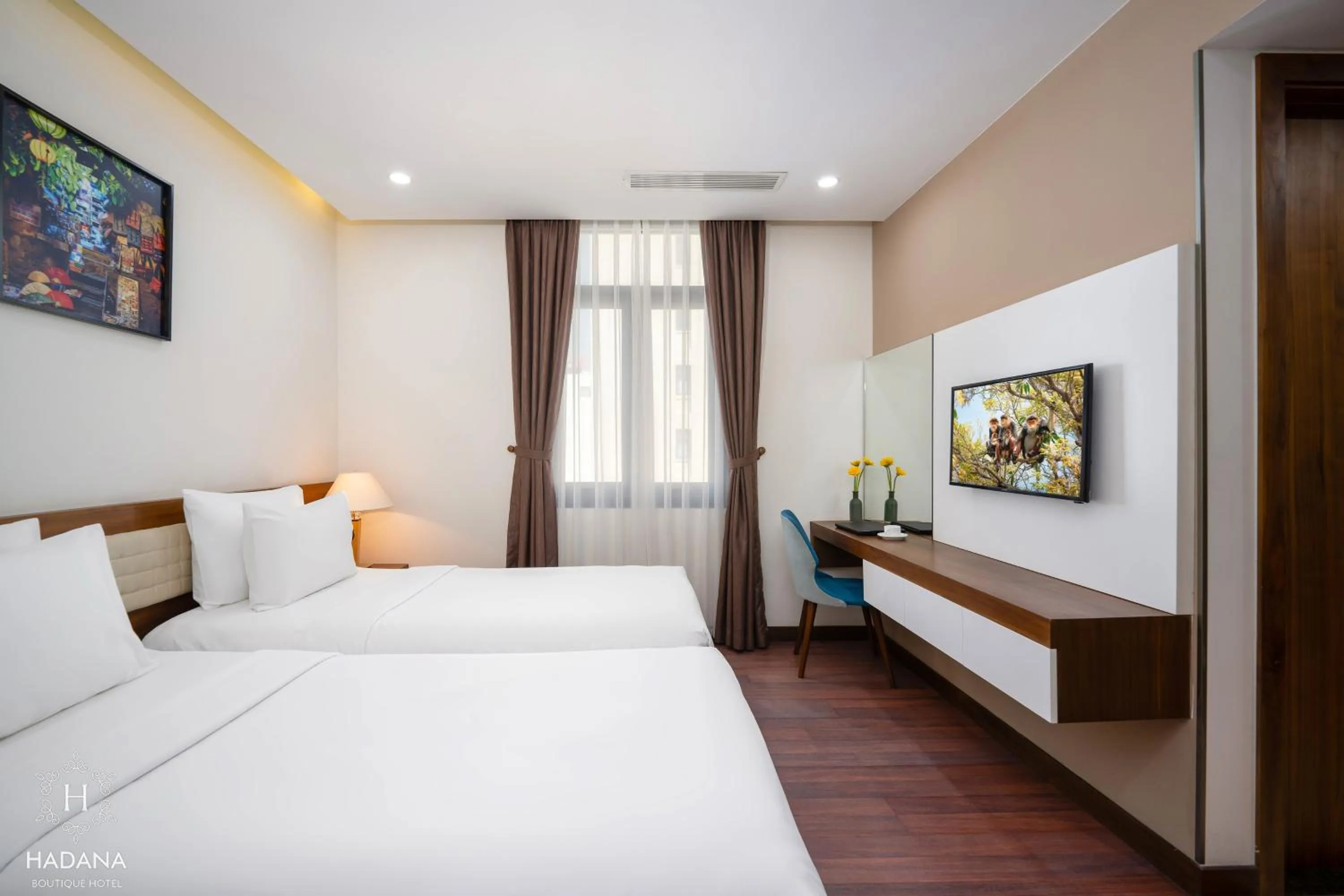 Bed in Hadana Boutique Hotel Danang
