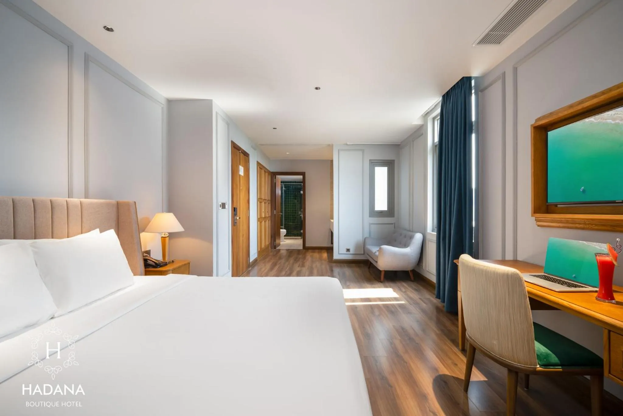 Bed in Hadana Boutique Hotel Danang