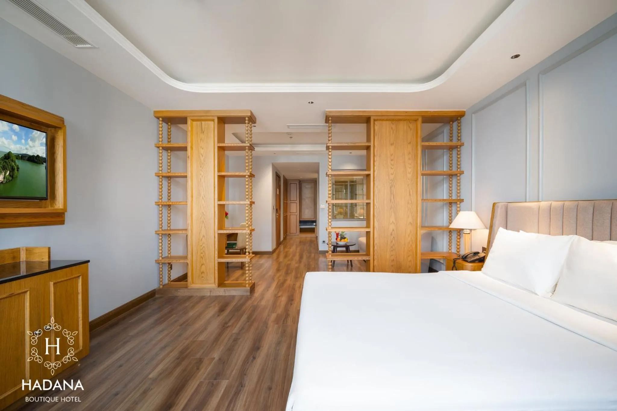 Bed in Hadana Boutique Hotel Danang