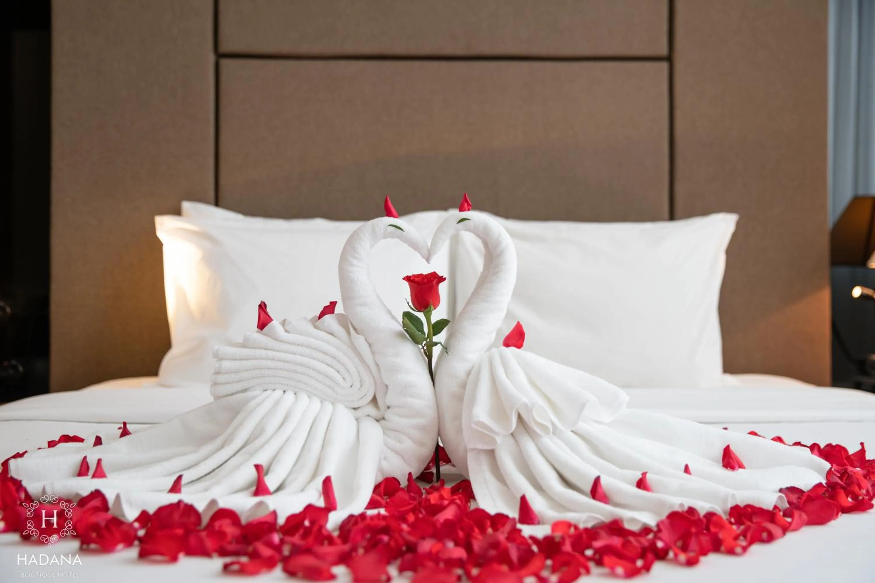 Bed in Hadana Boutique Hotel Danang