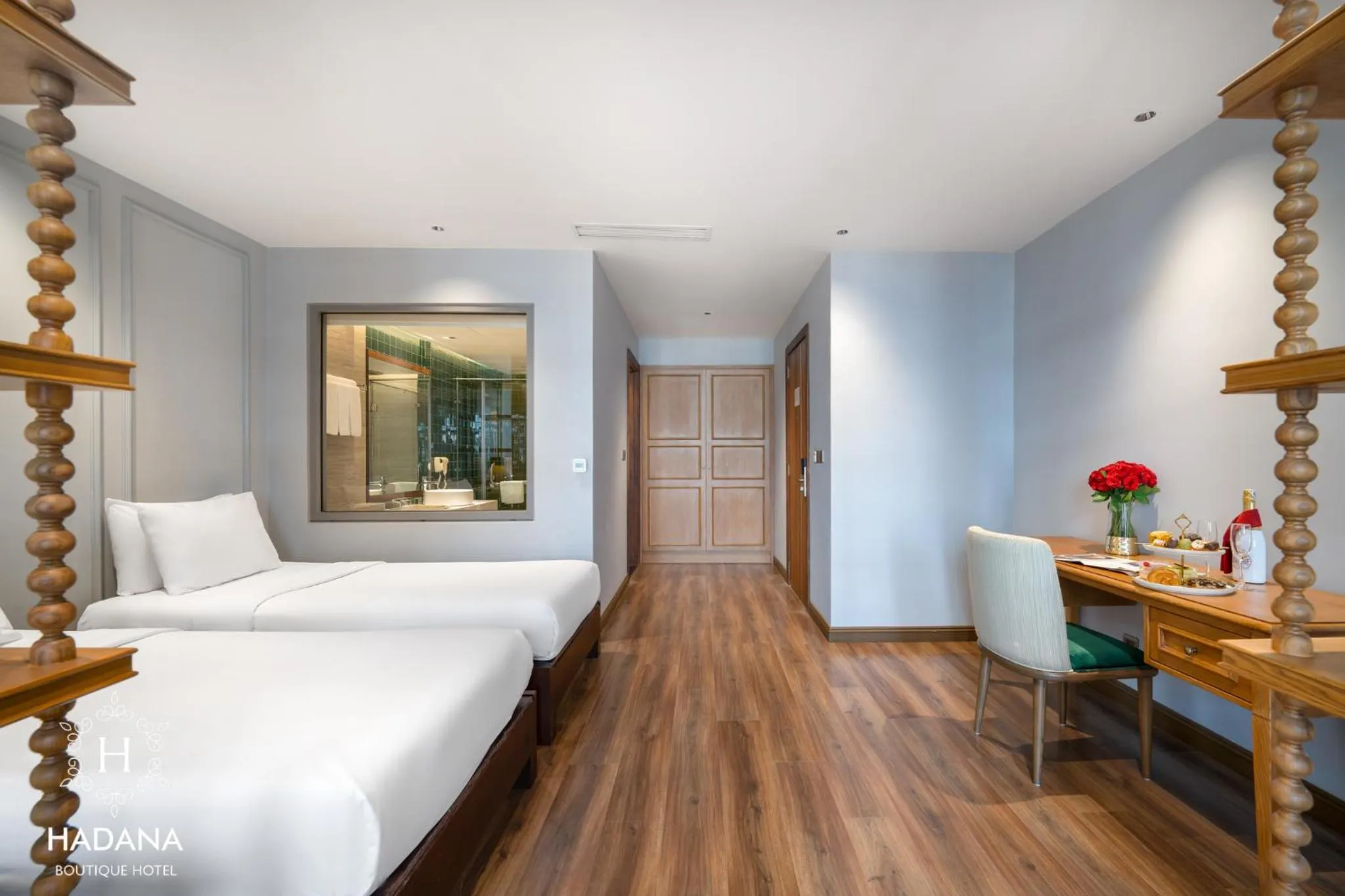 Bed in Hadana Boutique Hotel Danang