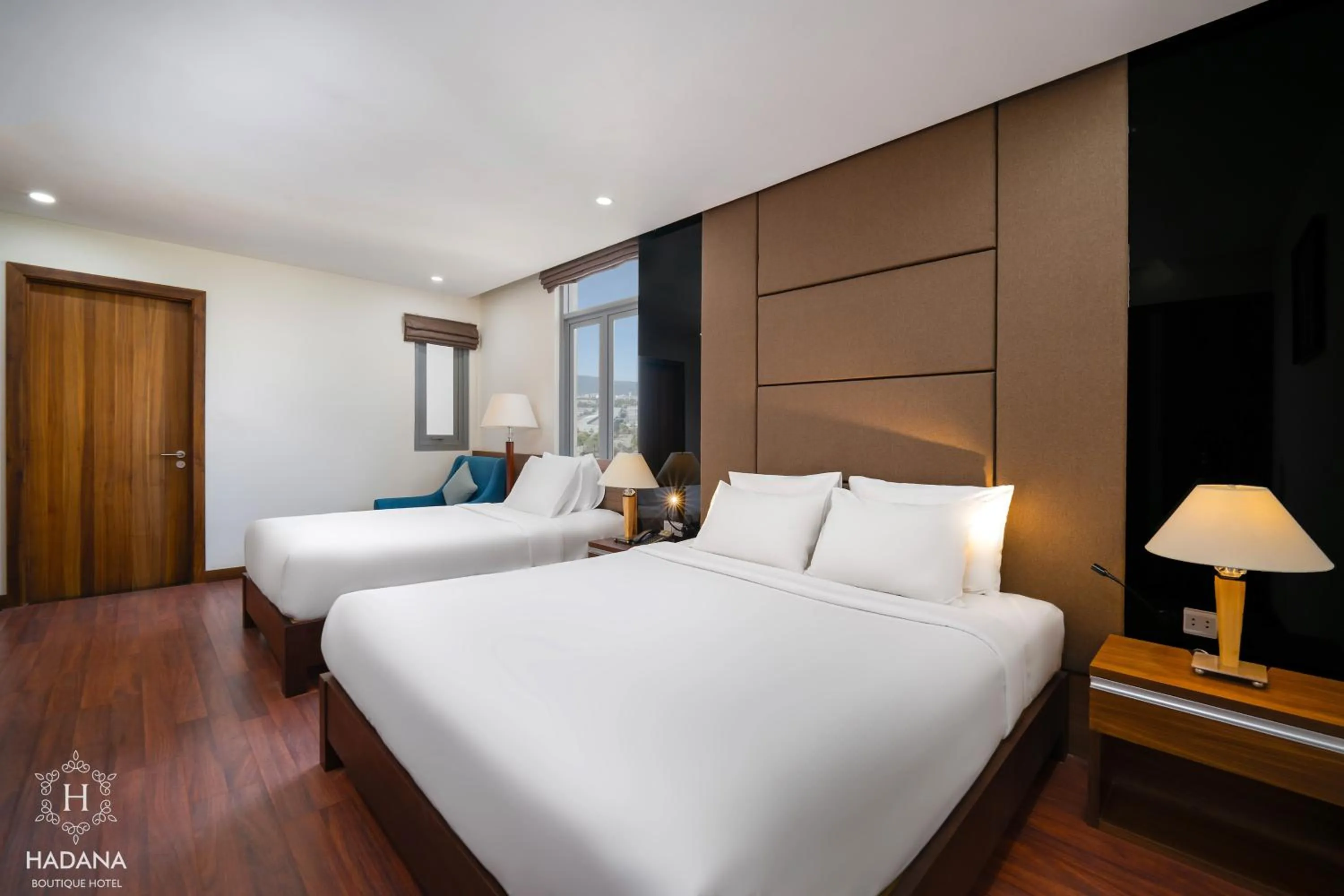 Bed in Hadana Boutique Hotel Danang