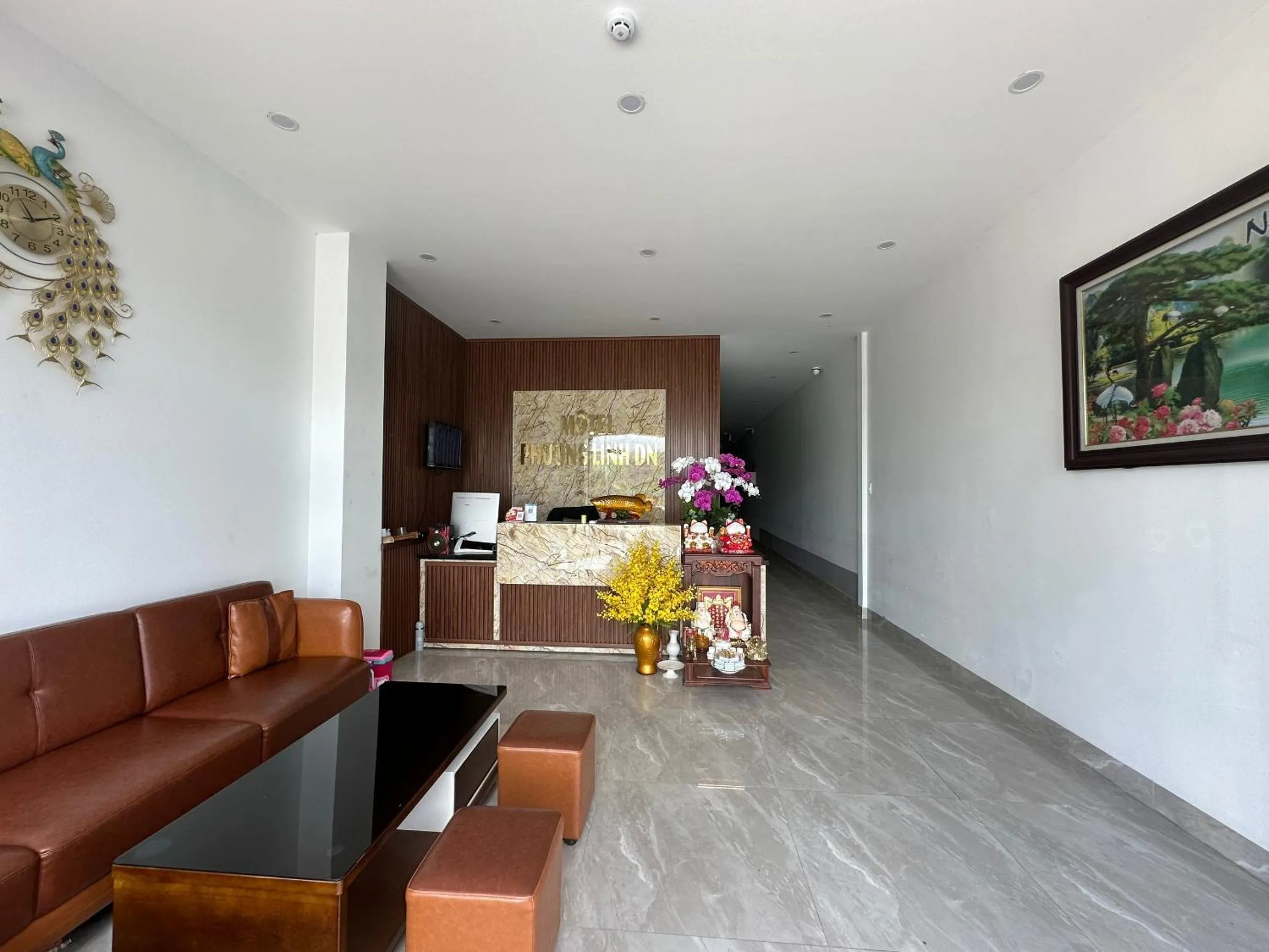 Lobby or reception in Motel Phuong Linh