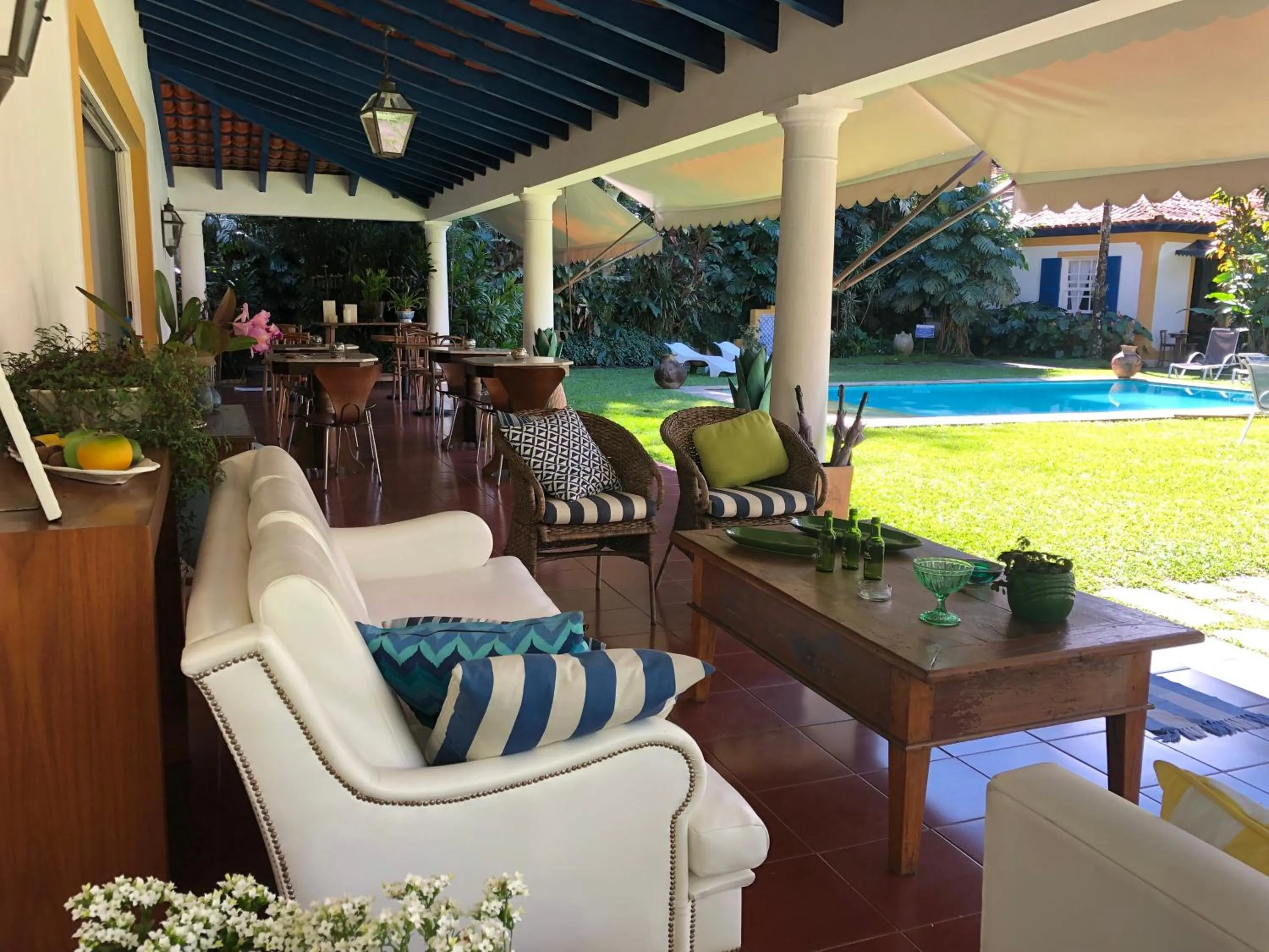 Patio in Pousada Vila Brasil