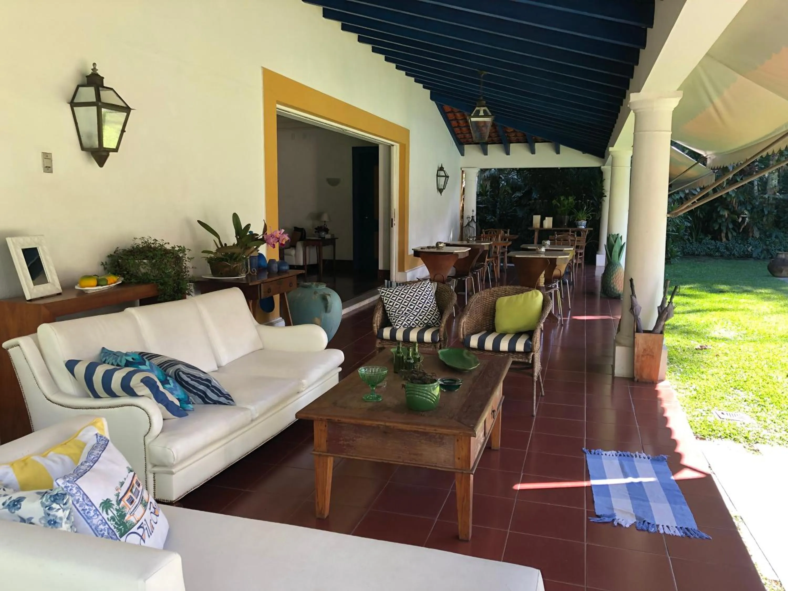 Communal lounge/ TV room in Pousada Vila Brasil