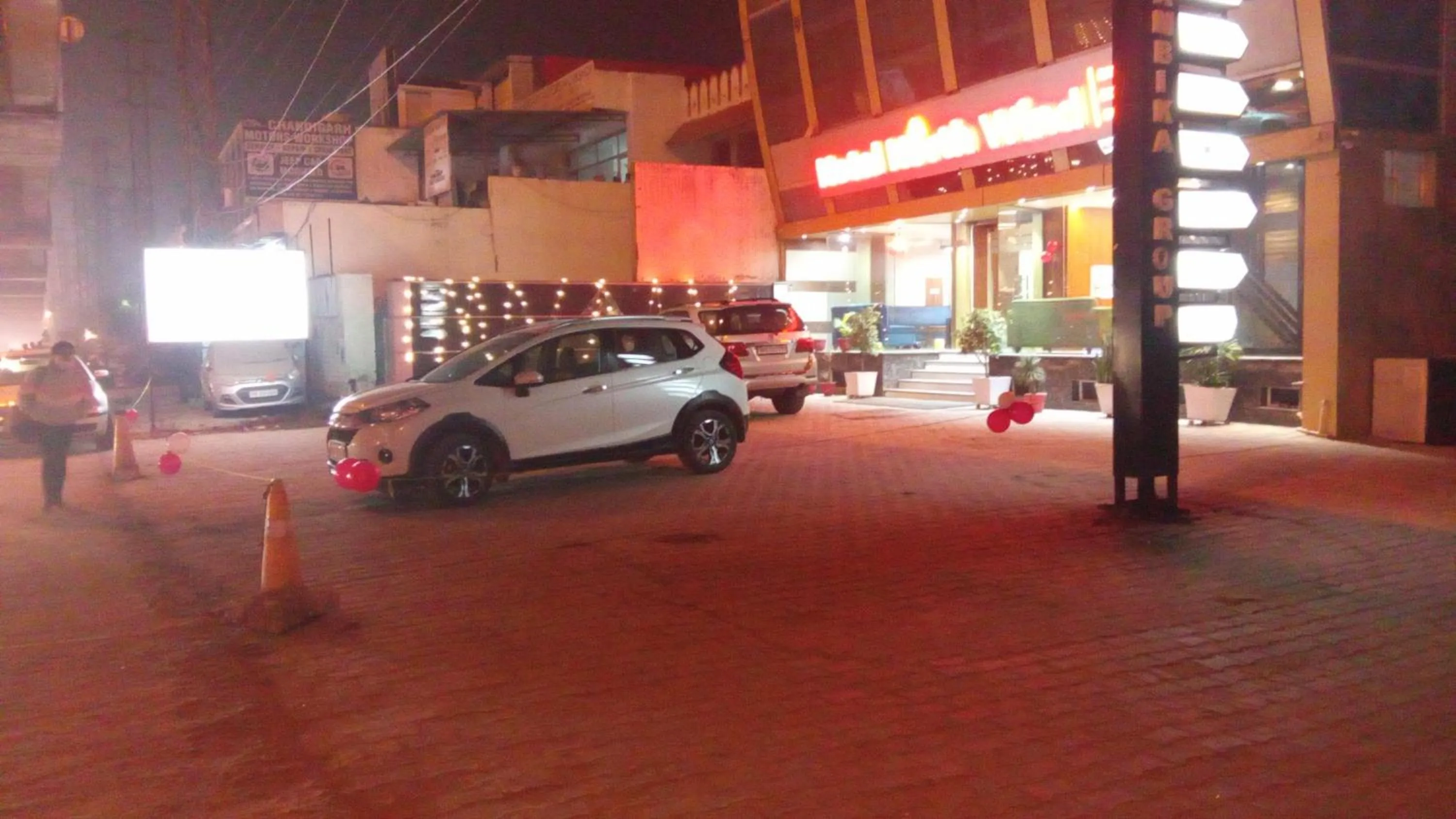 Parking in Hotel Northwind Mohali