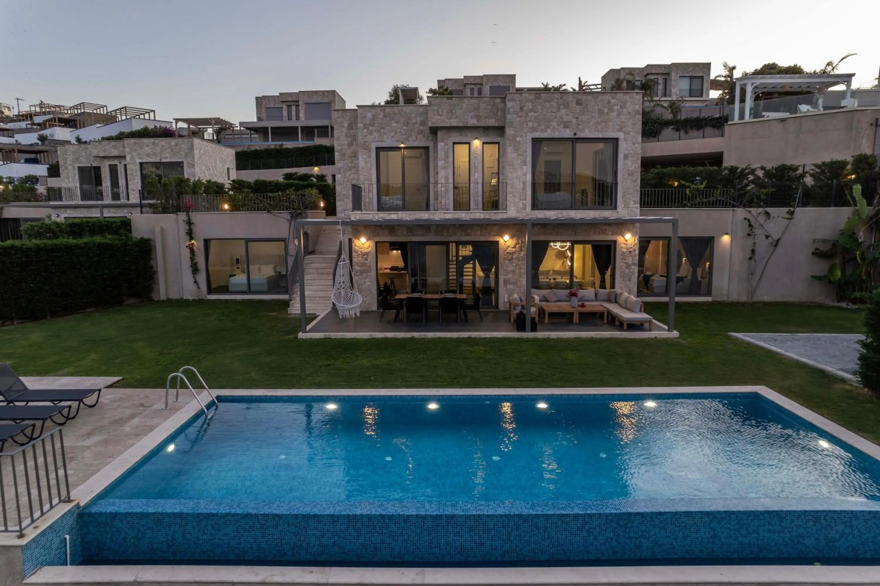 Swimming pool in Bovilla Hotel Salt Yalıkavak