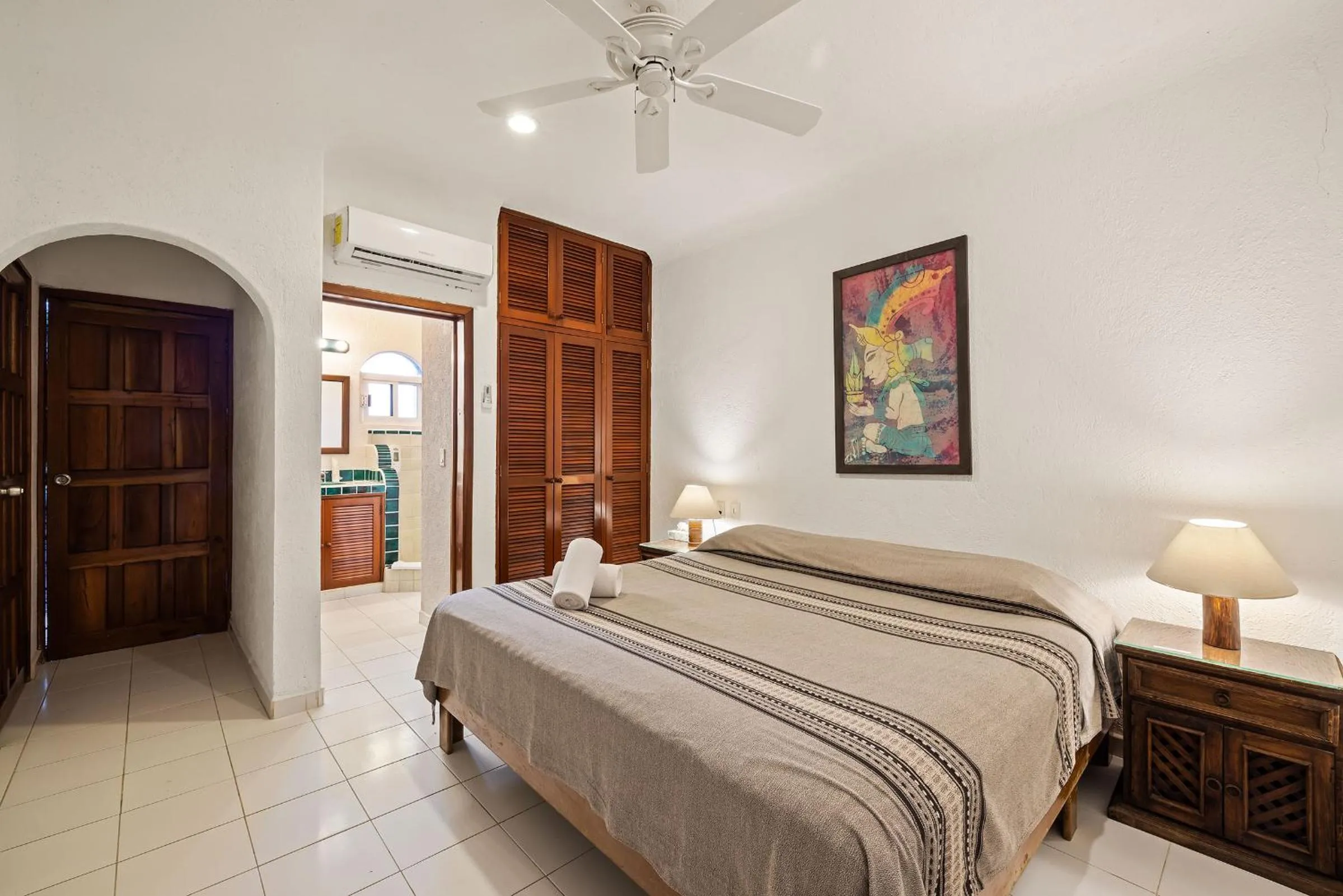 Bed in Del Sol Beachfront