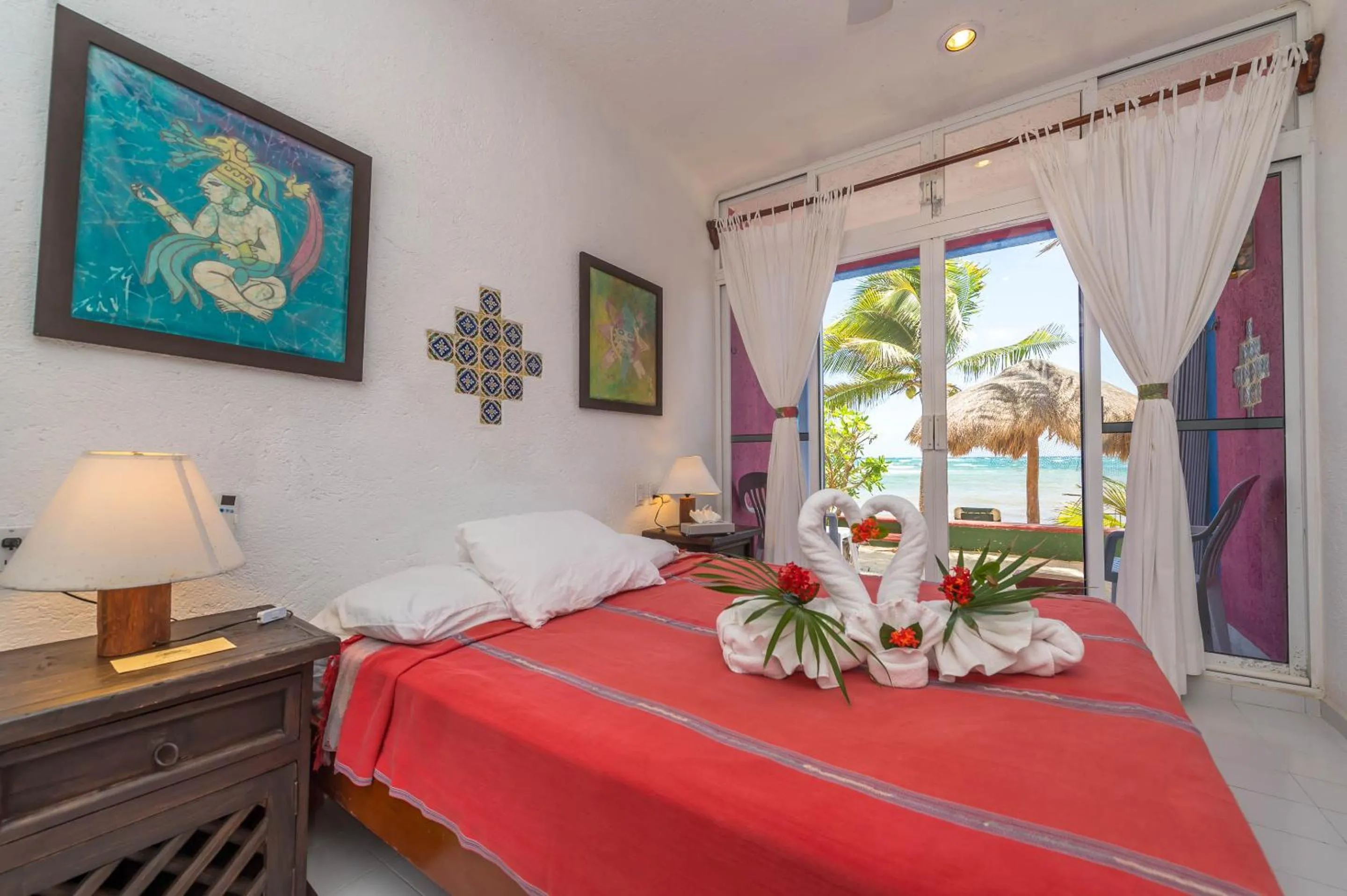 Bed in Del Sol Beachfront