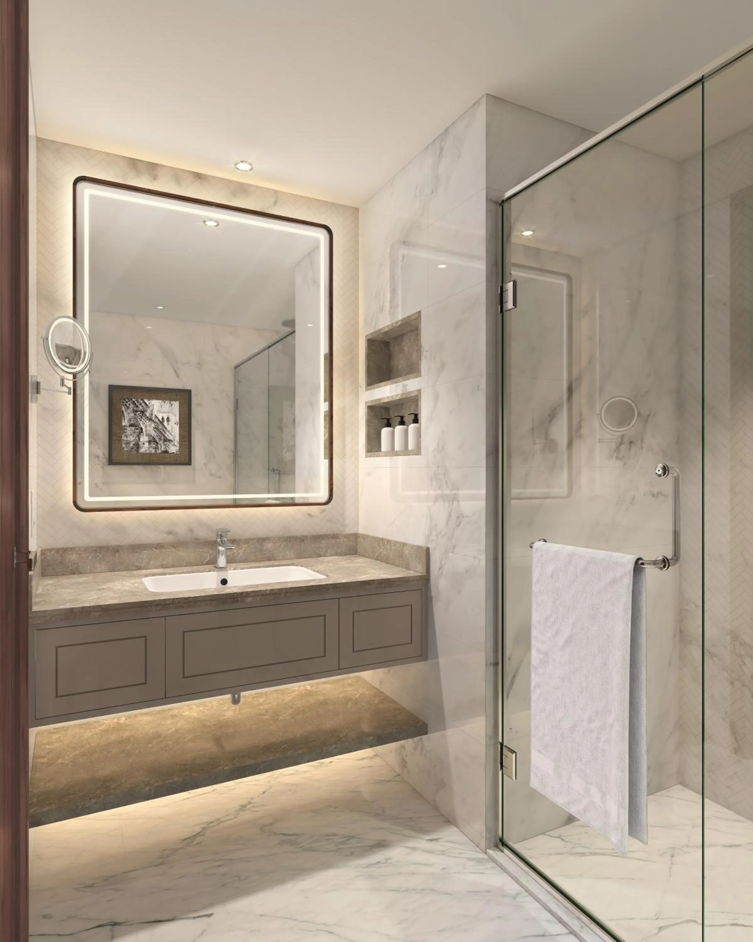 Bathroom in Doubletree By Hilton Bengaluru Whitefield