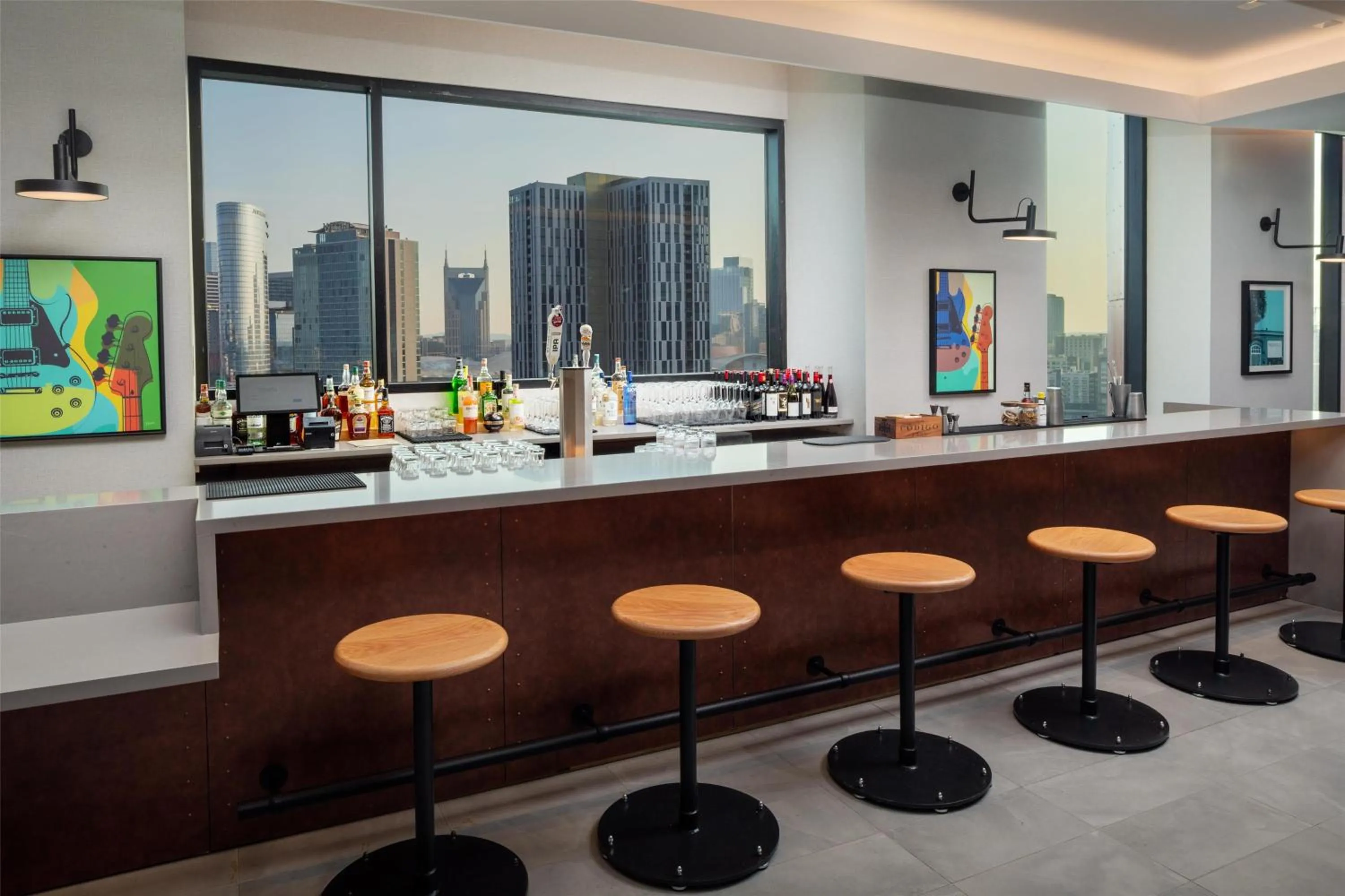 Lounge or bar in Homewood Suites By Hilton Nashville Downtown The Gulch