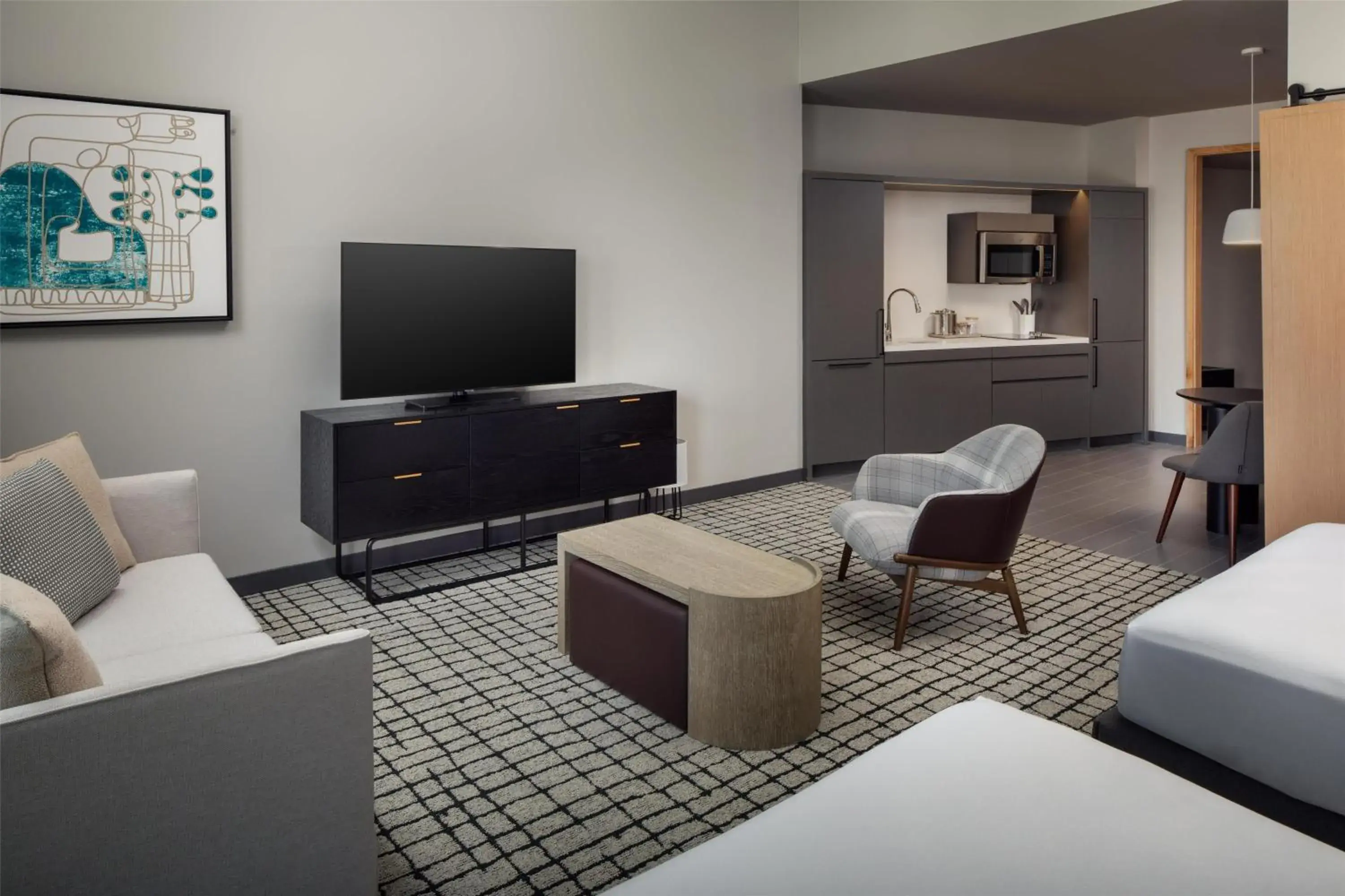 Studio Suite with Two Queen Beds in Homewood Suites By Hilton Nashville Downtown The Gulch Studio Suite with Two Queen Beds in Homewood Suites By Hilton Nashville Downtown The Gulch