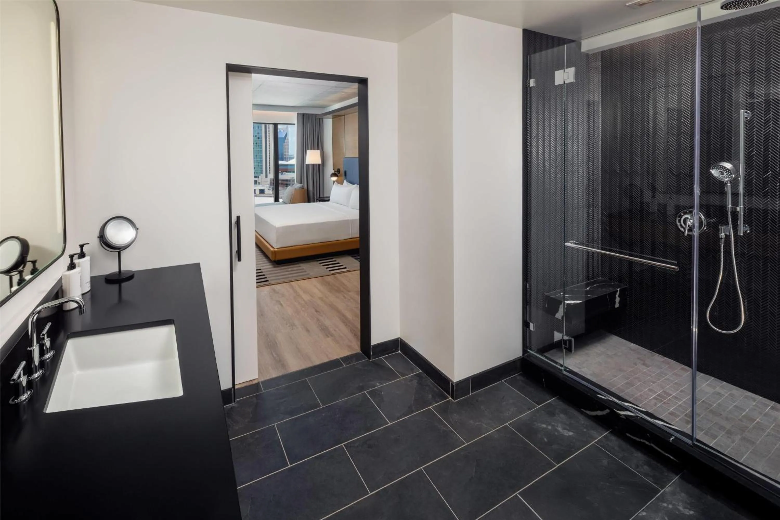 Bed in Canopy By Hilton Nashville Downtown The Gulch