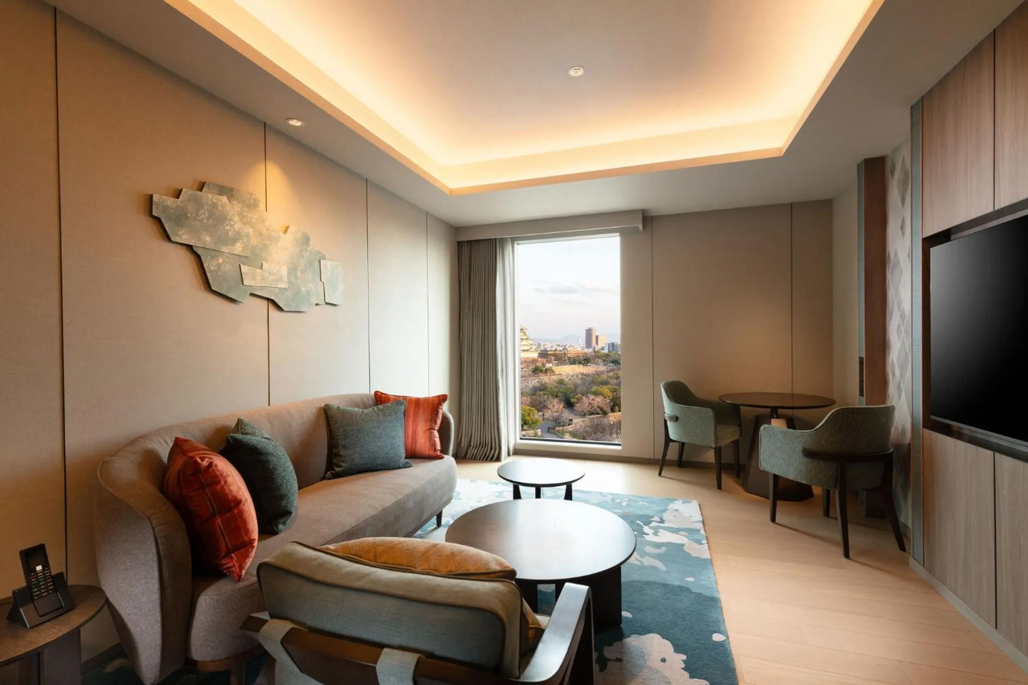 Living room in DoubleTree by Hilton Osaka Castle