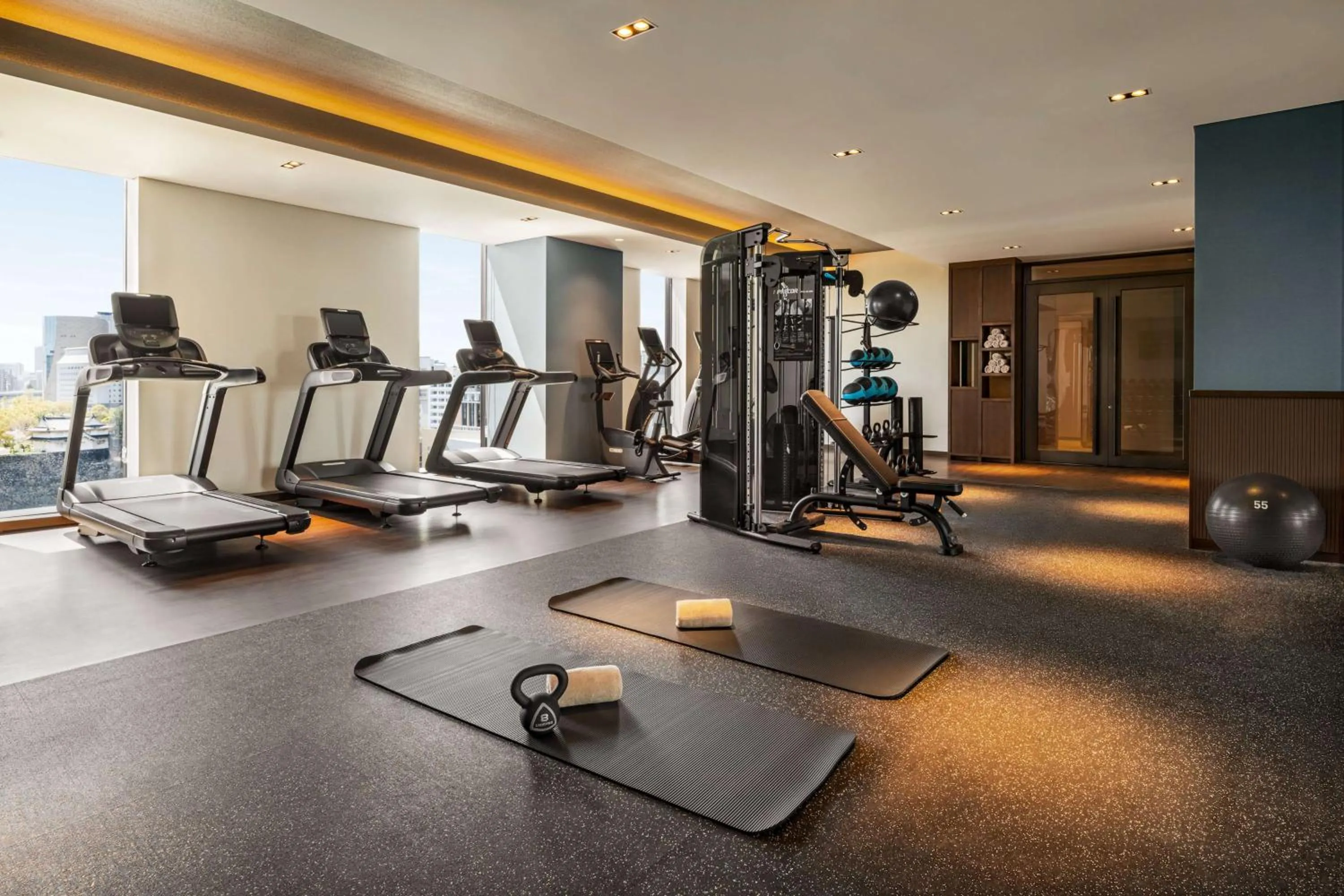Fitness centre/facilities in DoubleTree by Hilton Osaka Castle