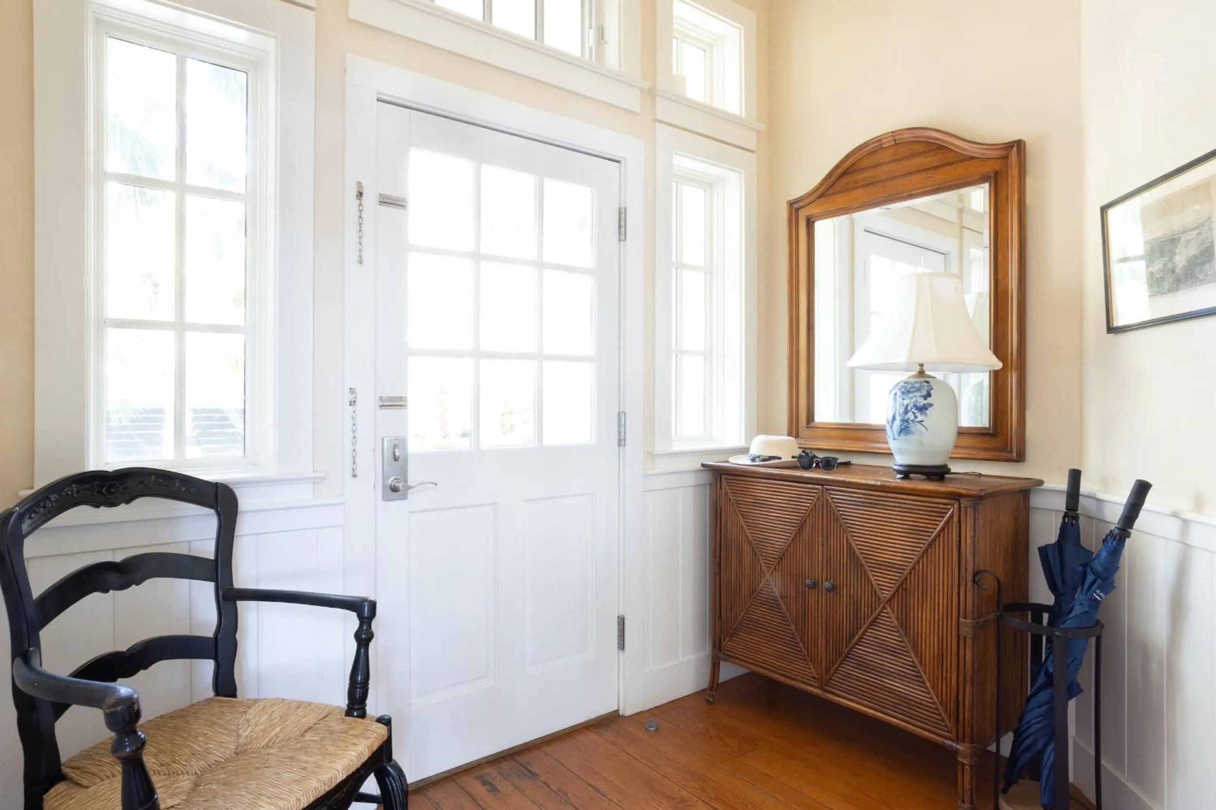 Facade/entrance in The Cottages on Charleston Harbor