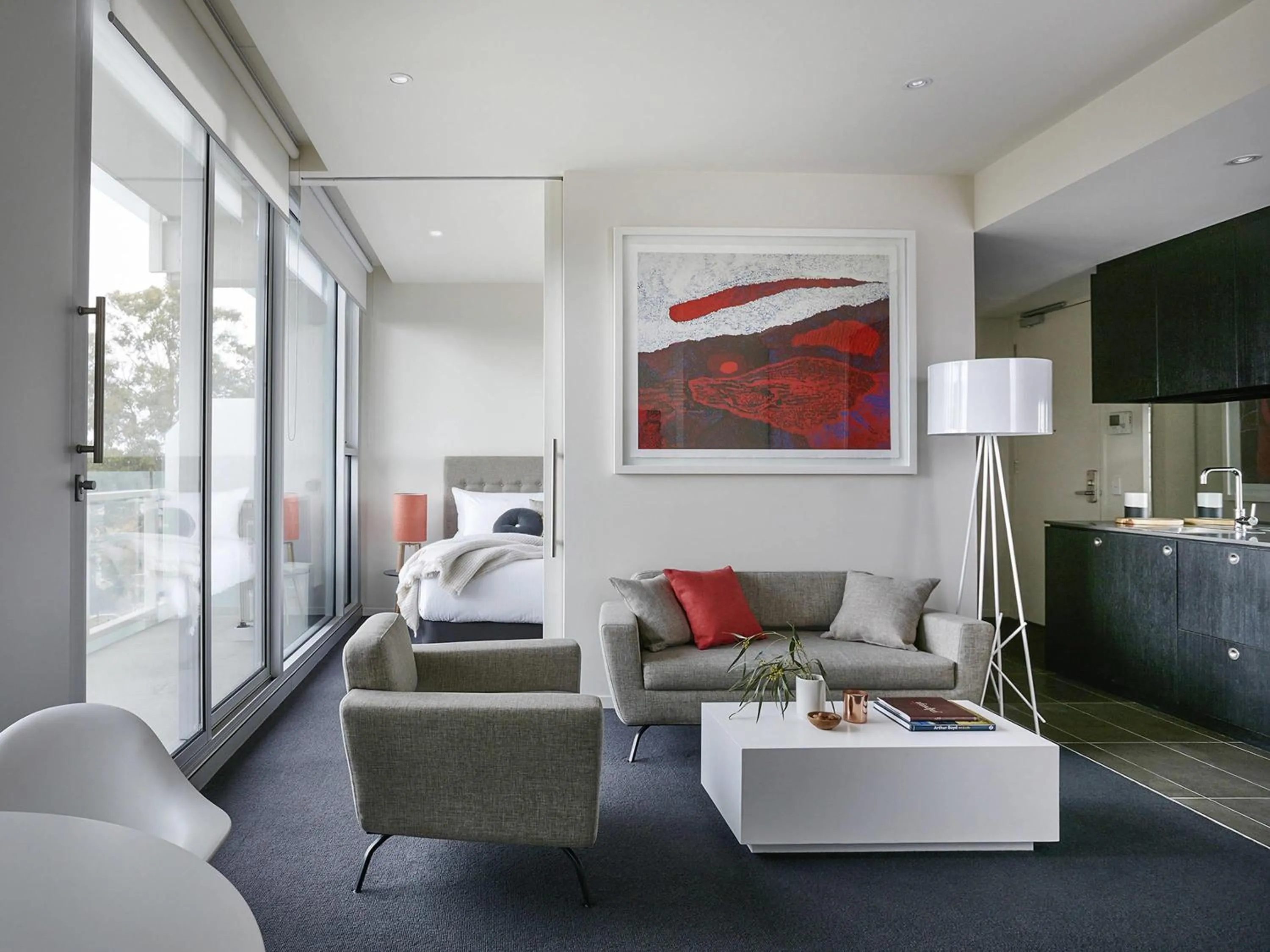 Bedroom, Bed in Art Series - The Watson