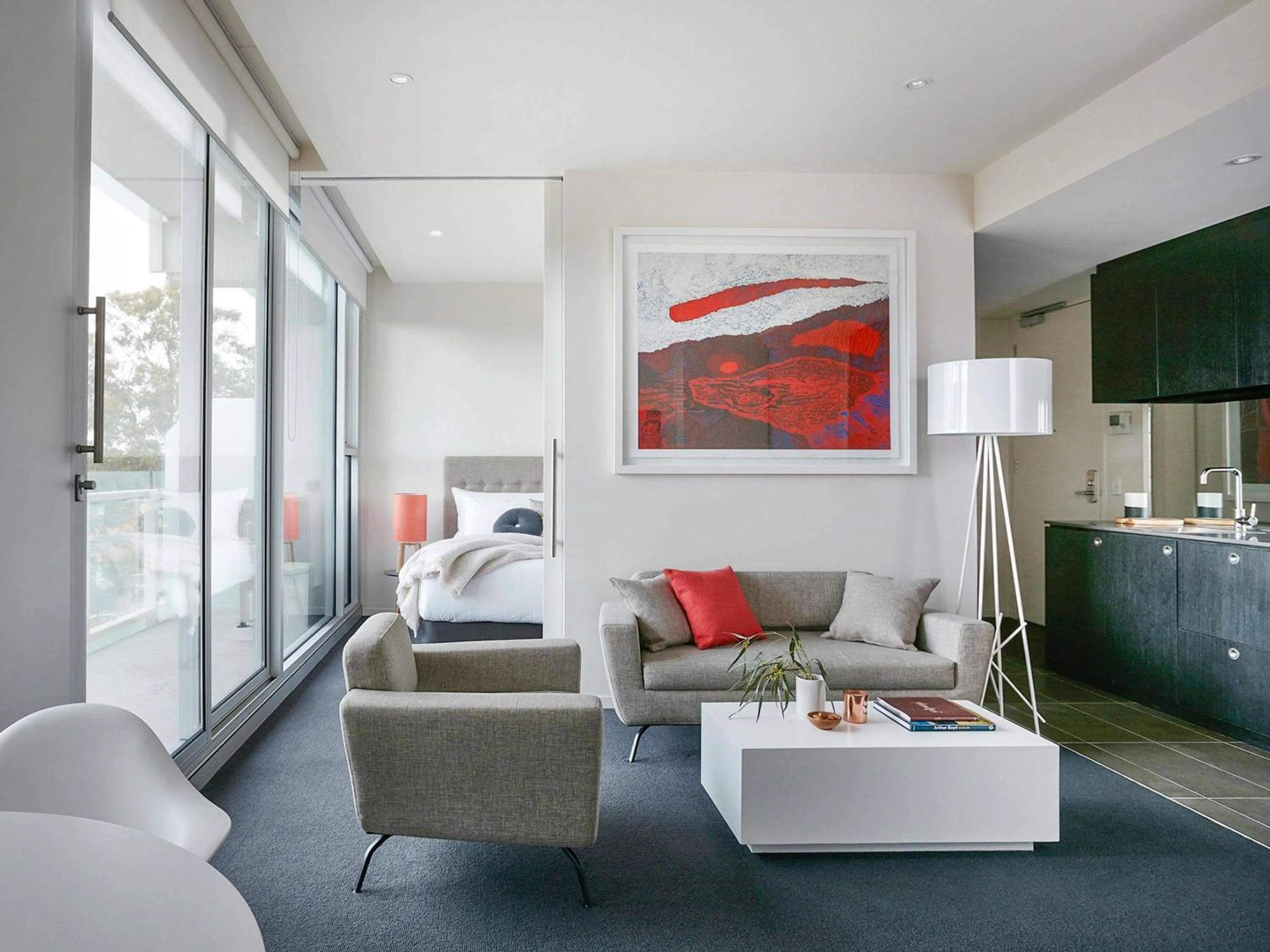 Bedroom, Bed in Art Series - The Watson