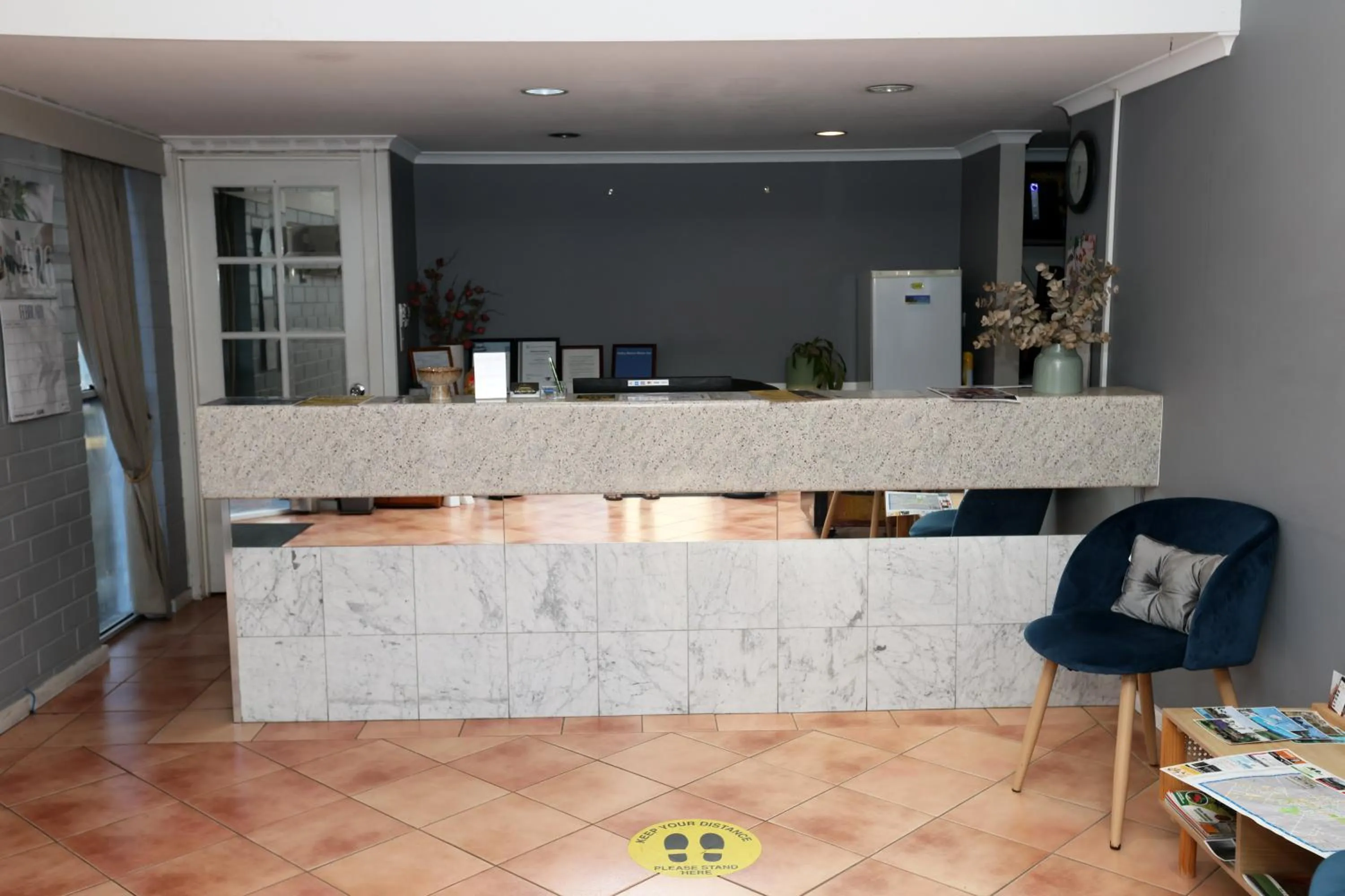 Lobby or reception in Dalby Manor Motor Inn