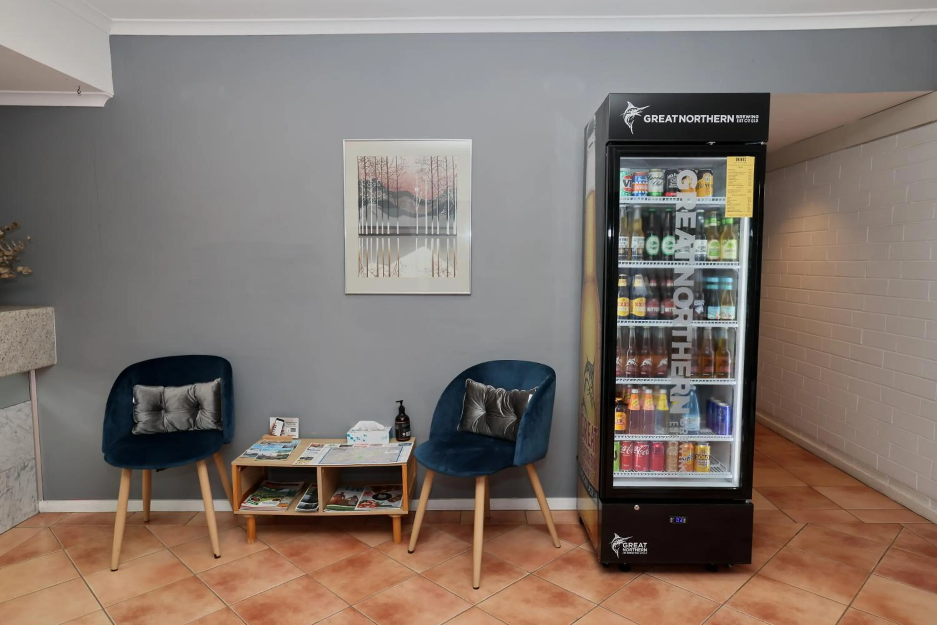 Lobby or reception in Dalby Manor Motor Inn