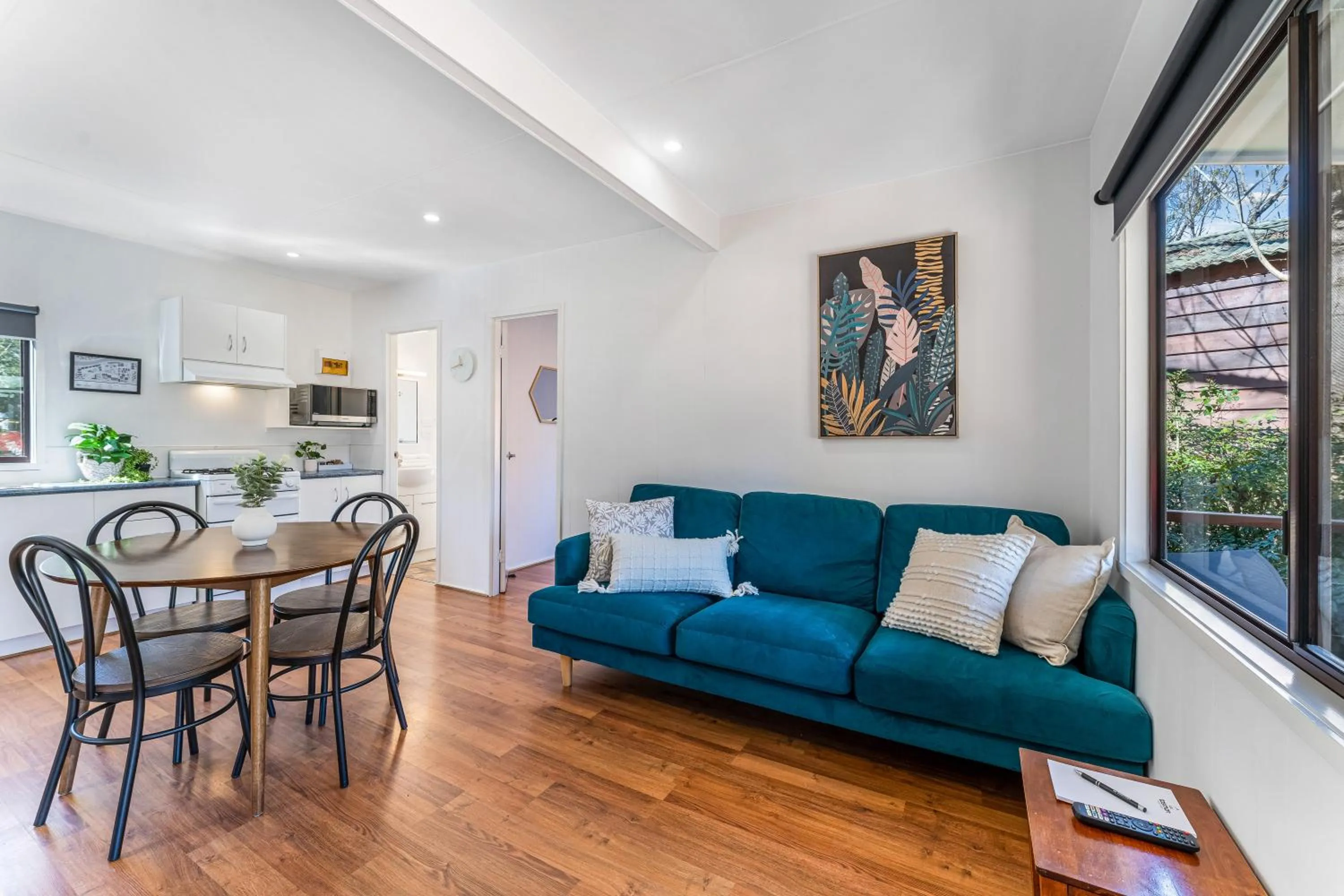 Living room in BIG4 Tasman Holiday Parks - Bright