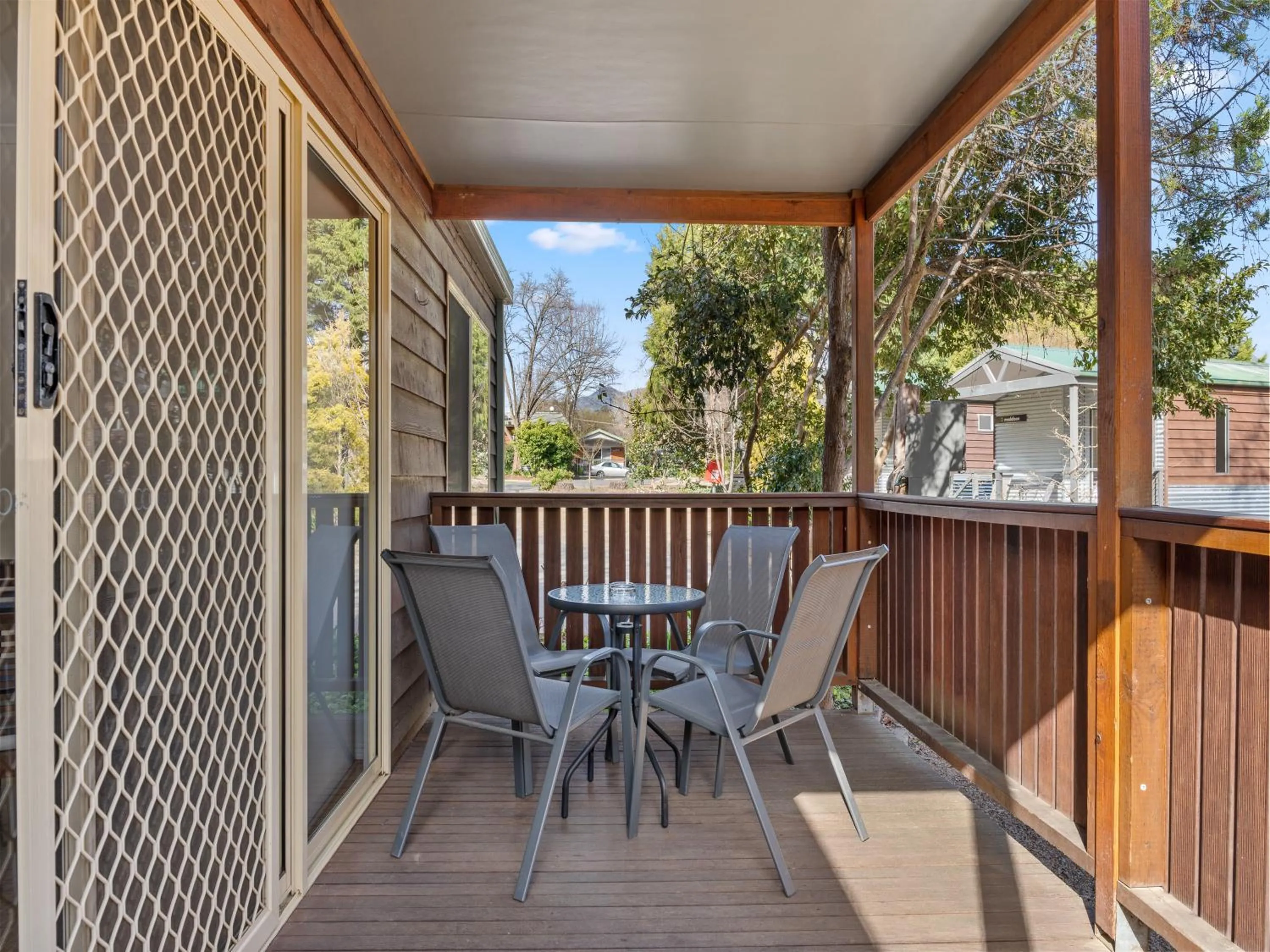 Patio in BIG4 Tasman Holiday Parks - Bright