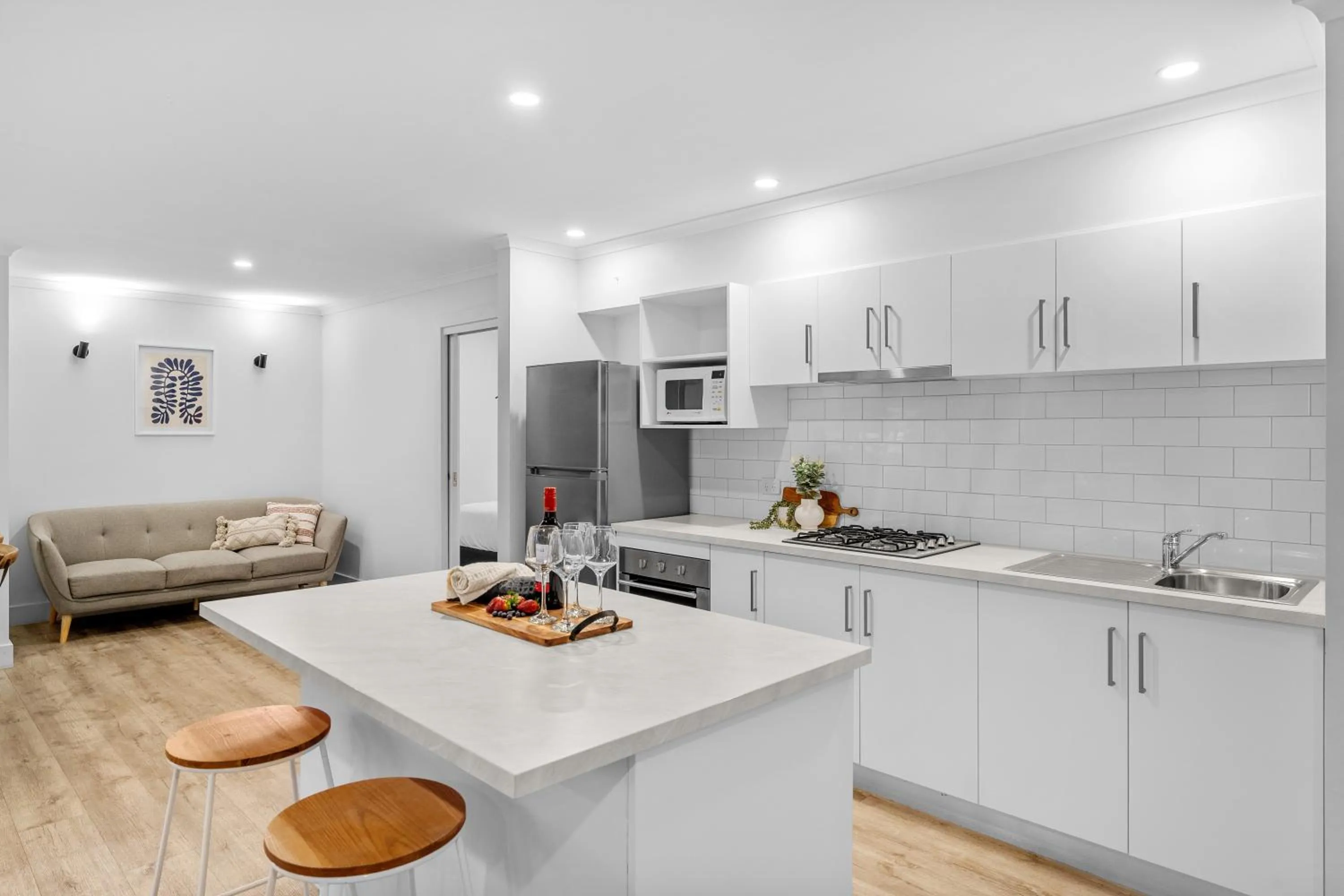 Kitchen or kitchenette in BIG4 Tasman Holiday Parks - Bright