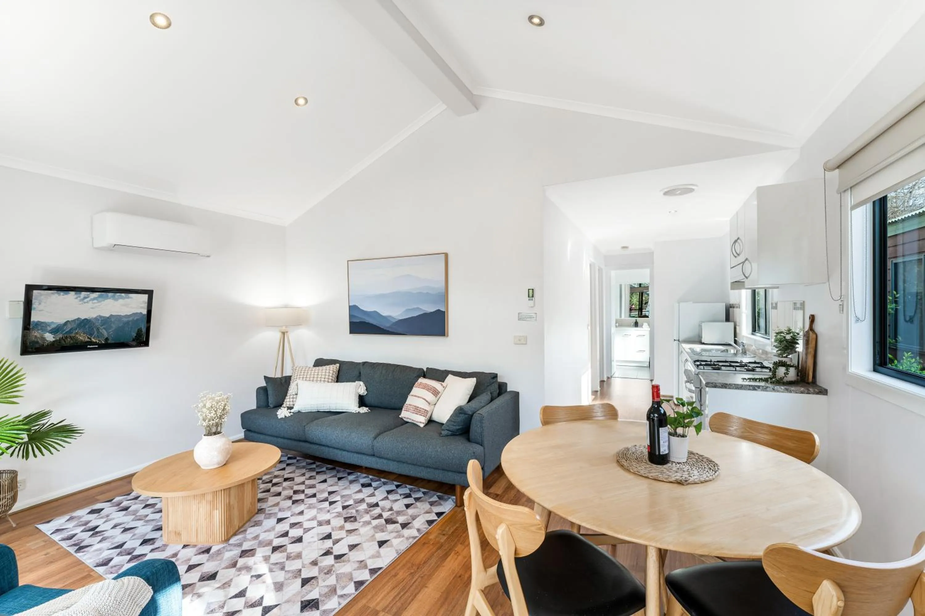 Living room in BIG4 Tasman Holiday Parks - Bright